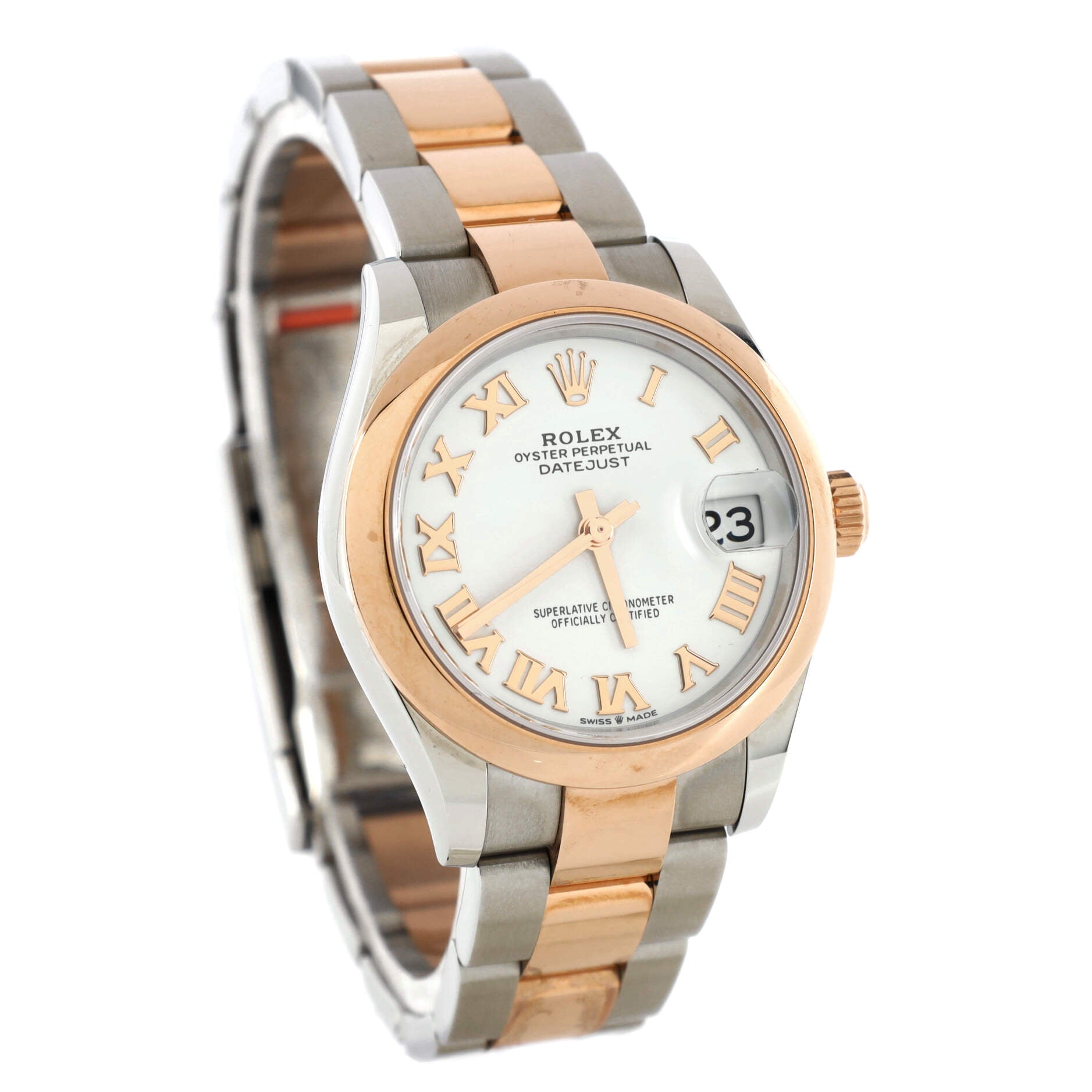 Oyster Perpetual Datejust Automatic Watch Stainless Steel and Rose Gold 31