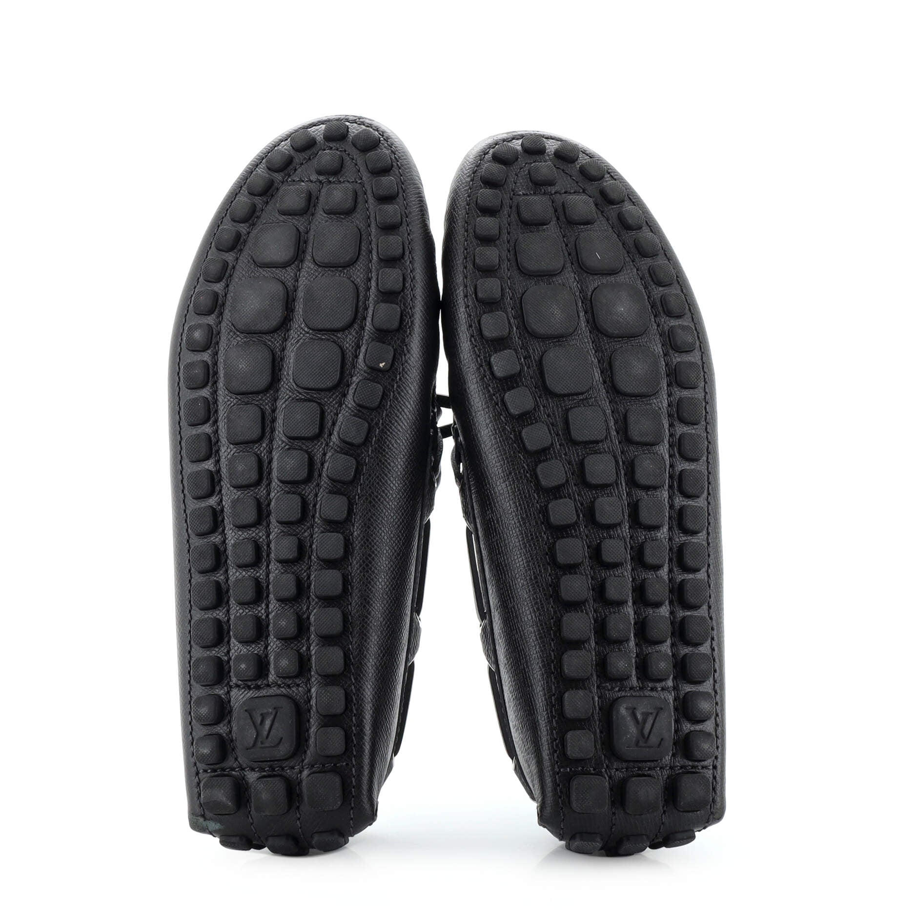 Men's Arizona Moccasins Taiga Leather and Monogram Eclipse Canvas