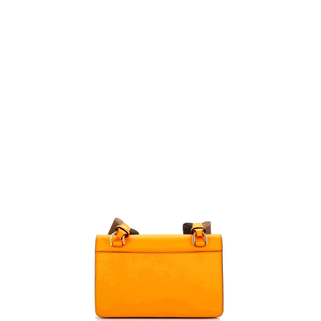 Flat Baguette Bag Leather Mini