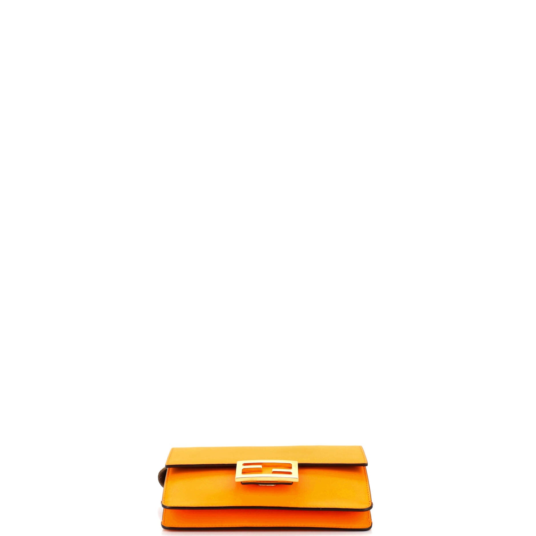 Flat Baguette Bag Leather Mini