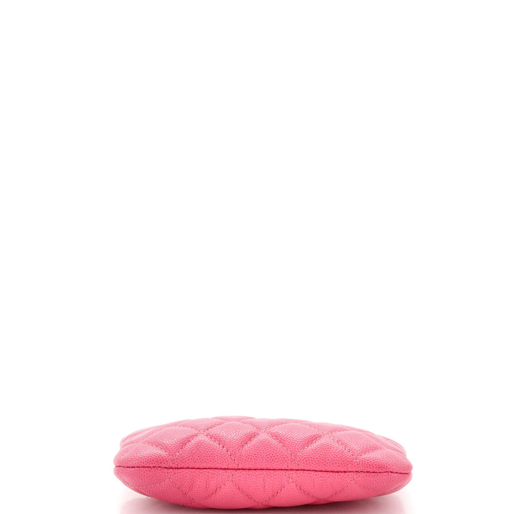 Classic O Case Pouch Quilted Caviar Mini
