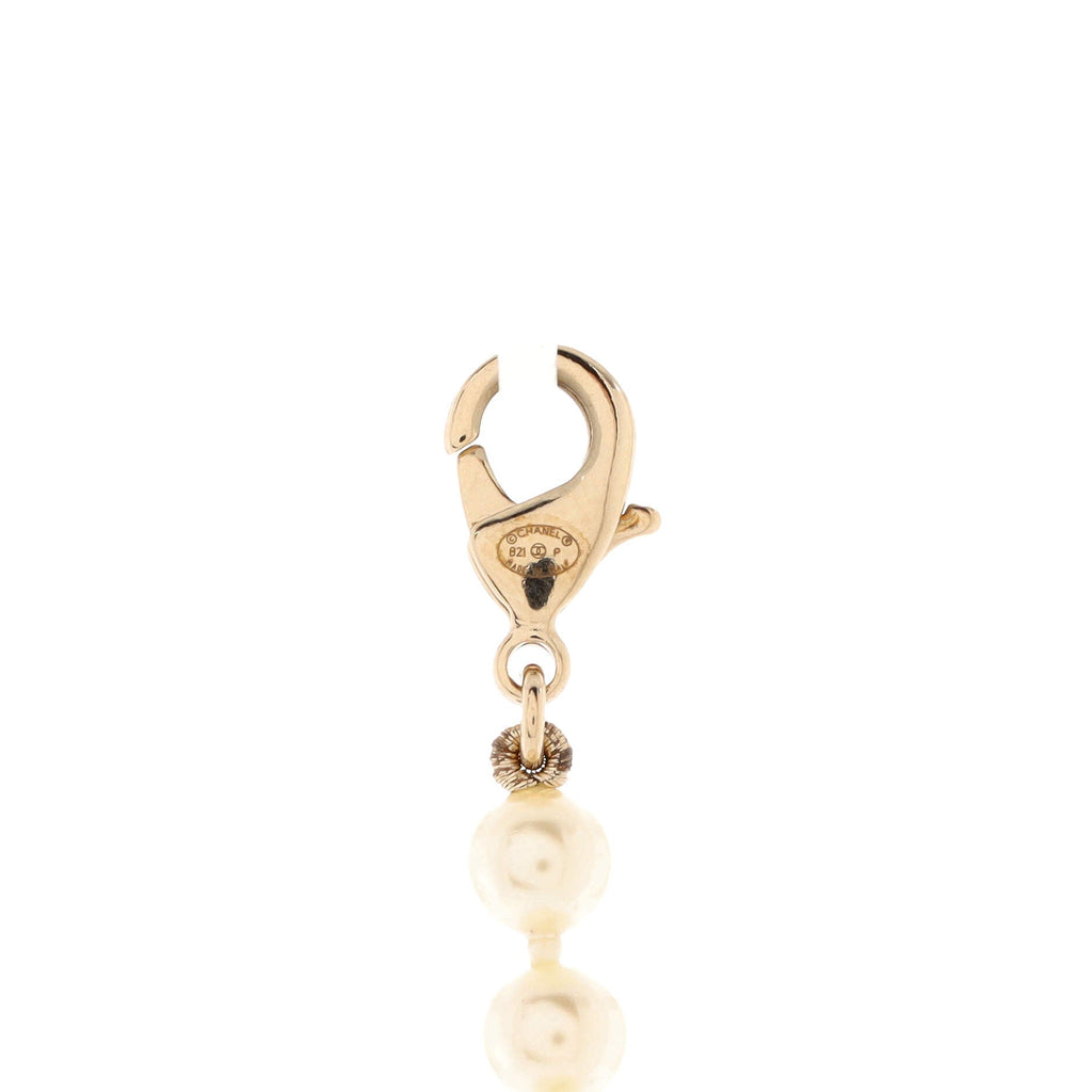 Coco Charm Bracelet Metal with Faux Pearls
