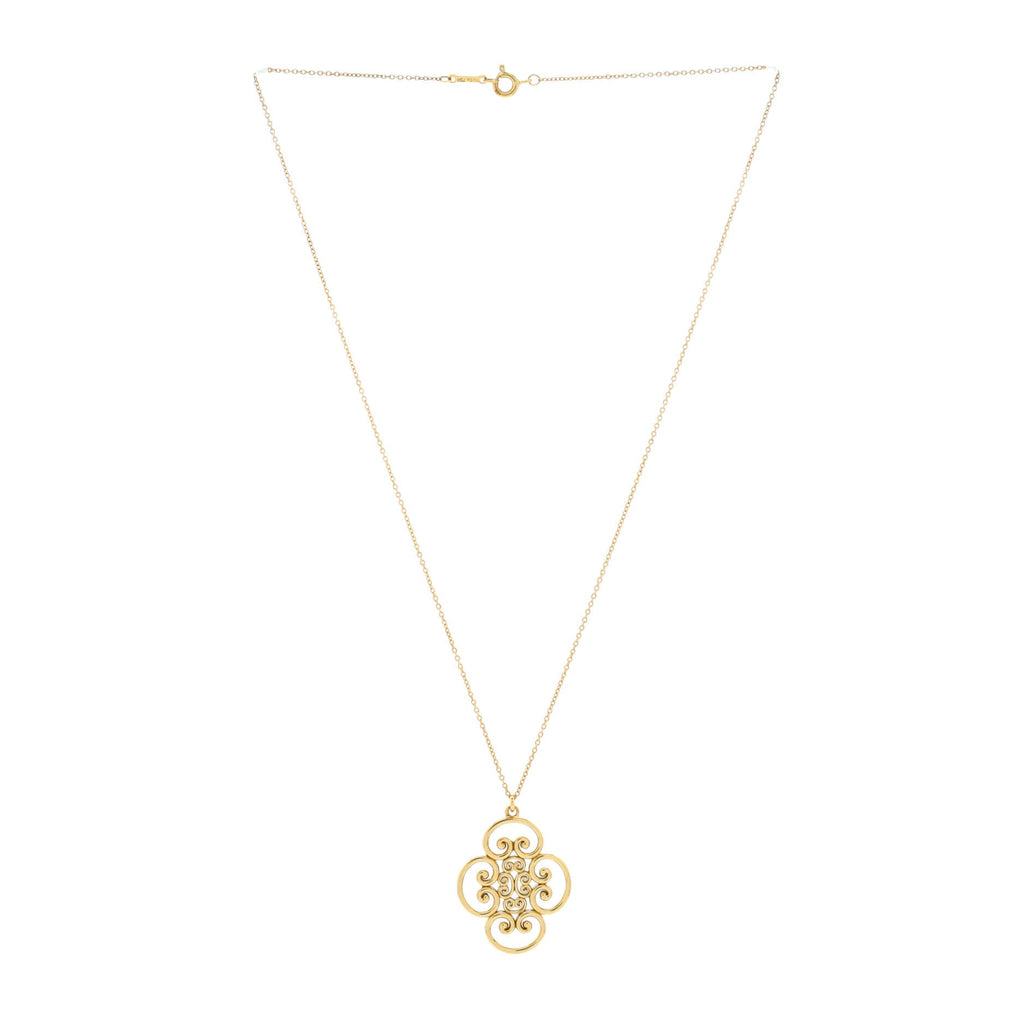 Venice Goldoni Pendant Necklace 18K Yellow Gold