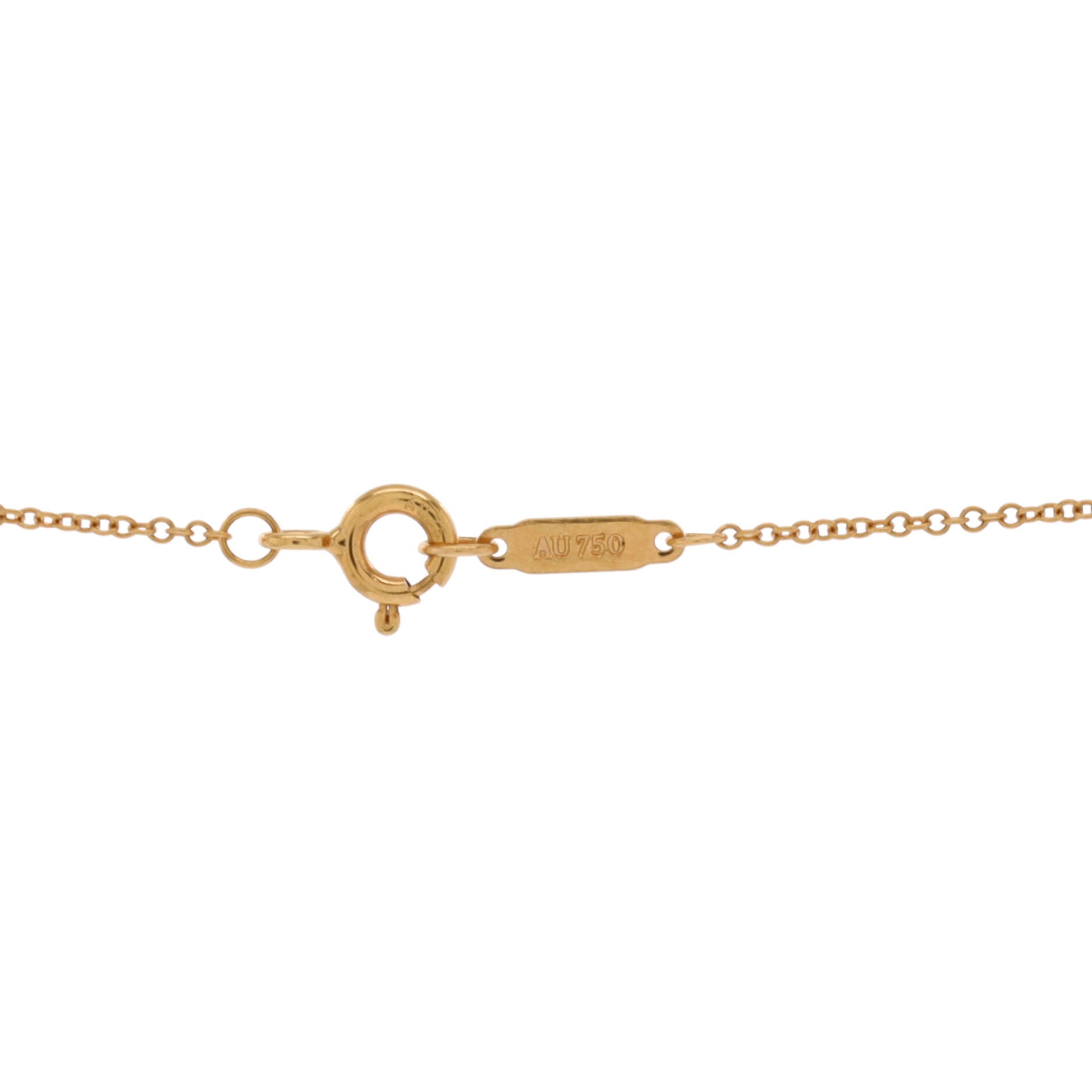 Daisy Key Pendant Necklace 18K Rose Gold with Diamond Small