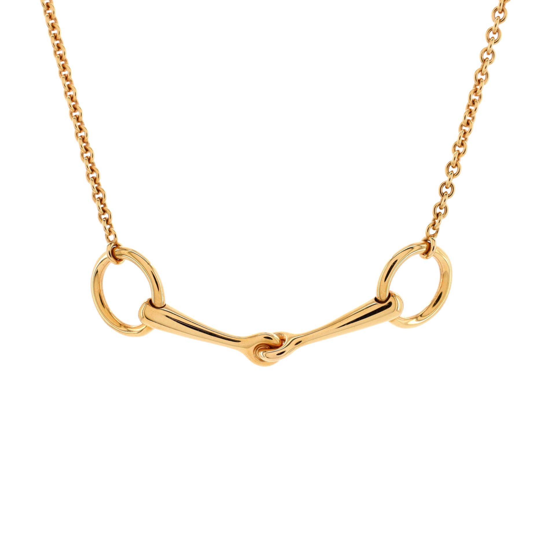Filet d'Or Necklace Bracelet 18K Yellow Gold with Diamond Small