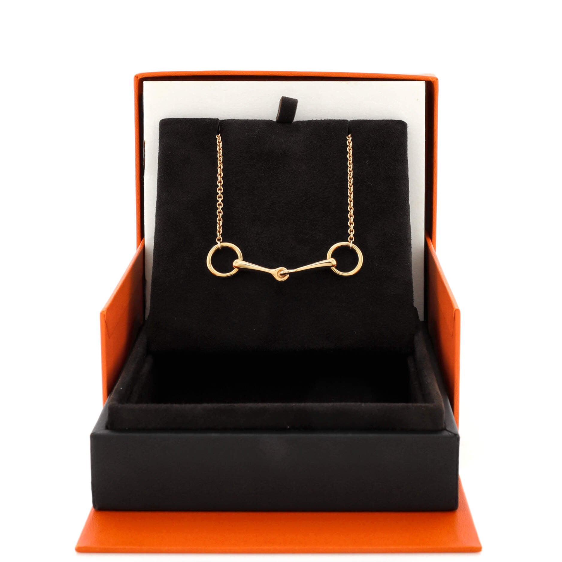 Filet d'Or Necklace Bracelet 18K Yellow Gold with Diamond Small