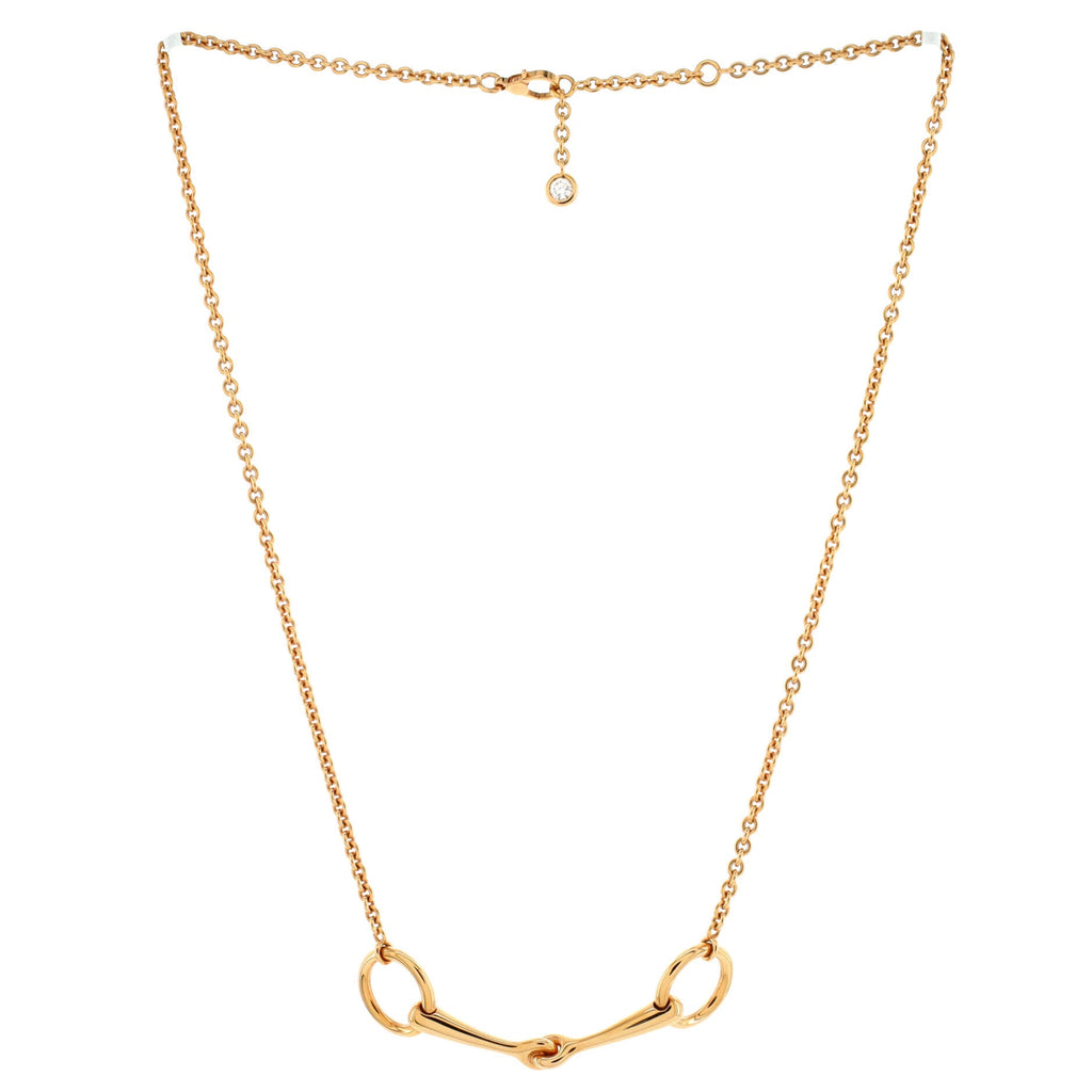 Filet d'Or Necklace Bracelet 18K Yellow Gold with Diamond Small