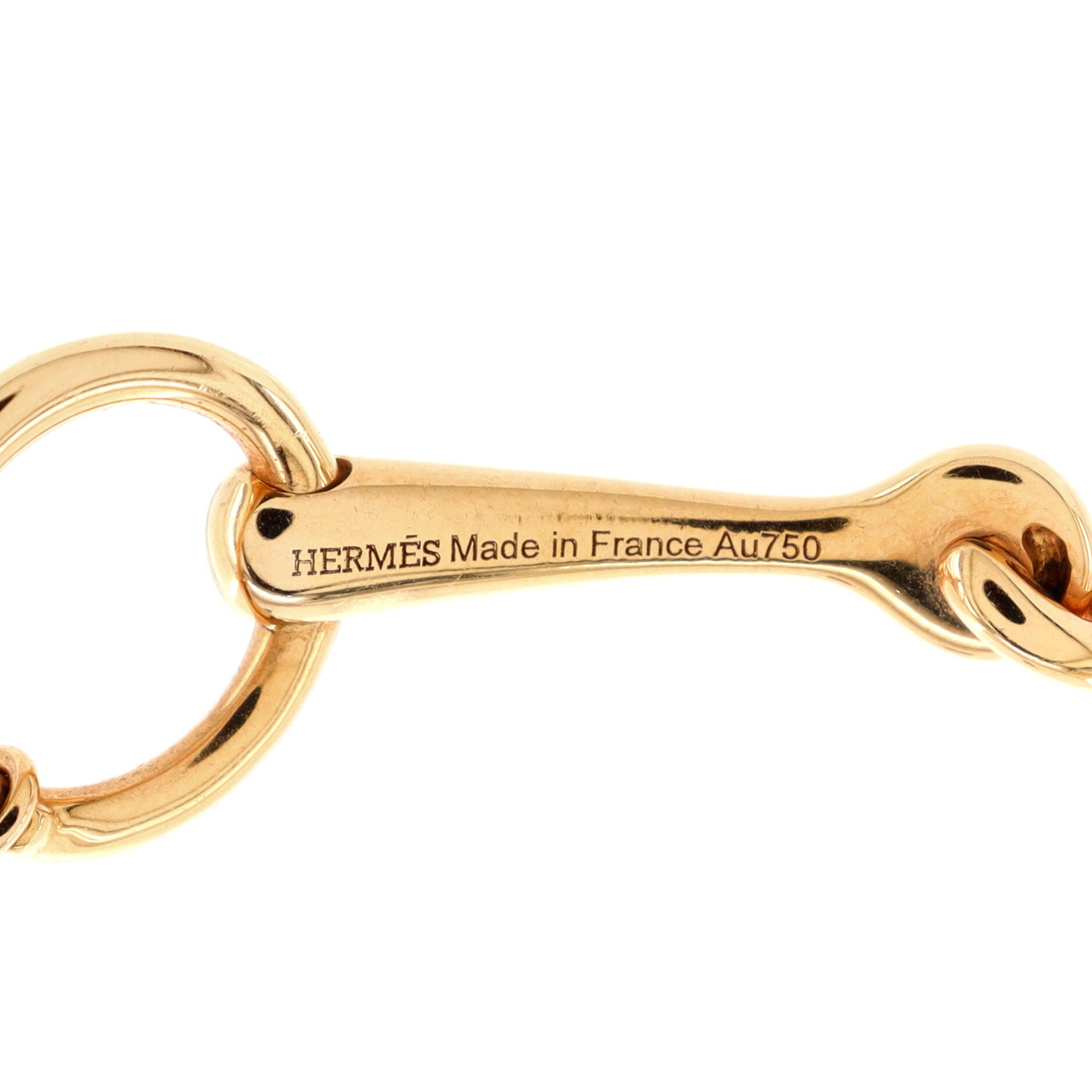 Filet d'Or Necklace Bracelet 18K Yellow Gold with Diamond Small