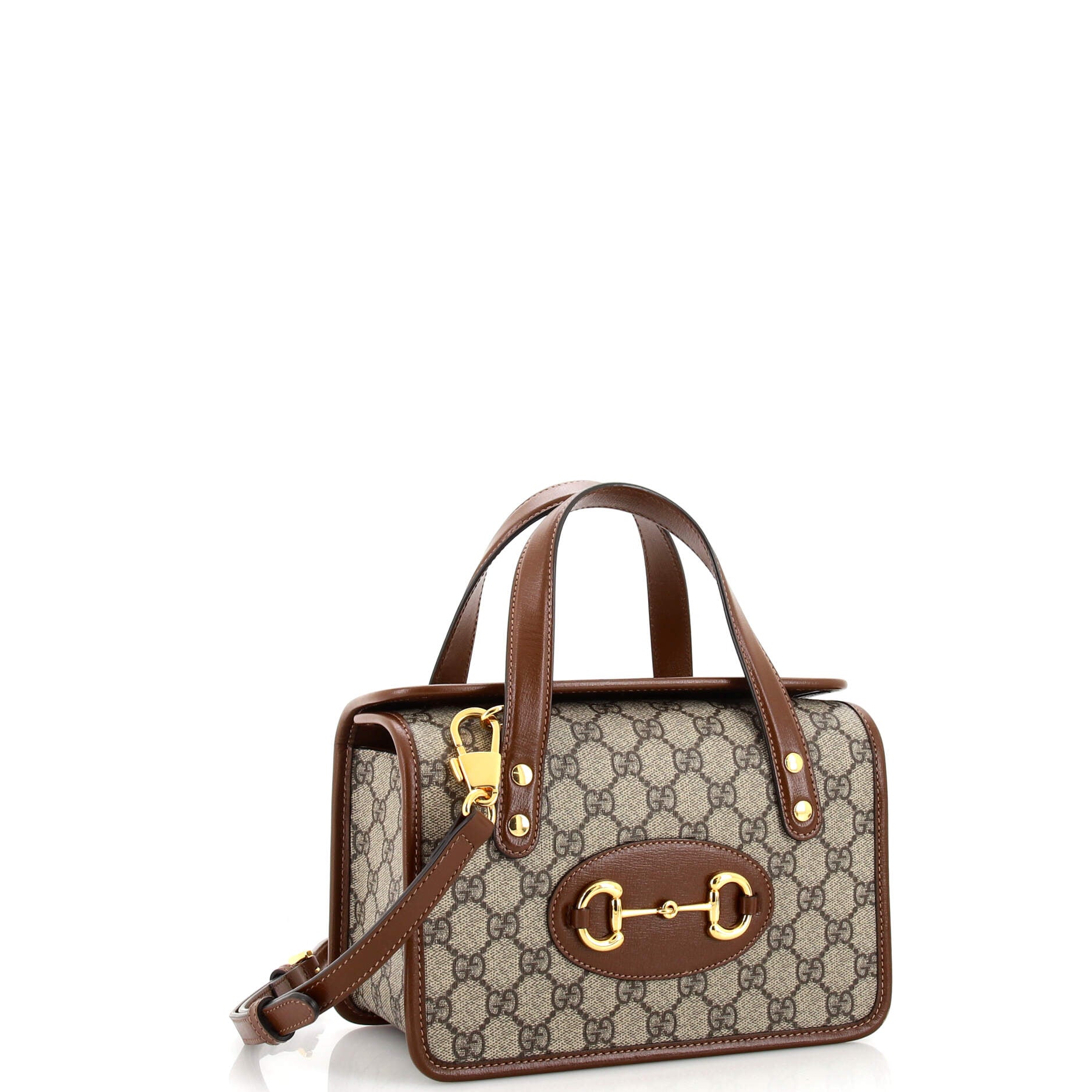 Horsebit 1955 Boston Bag GG Coated Canvas Mini