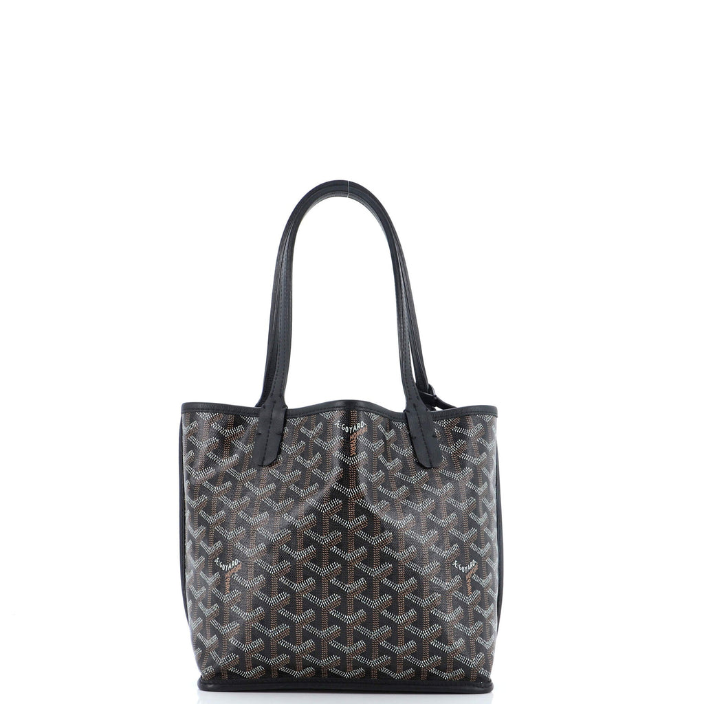 Anjou Reversible Tote Coated Canvas Mini