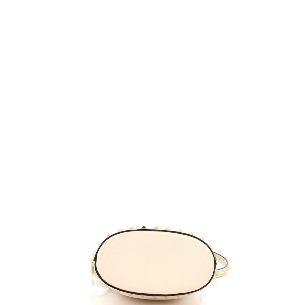 Rockstud Bucket Crossbody Bag Leather Mini