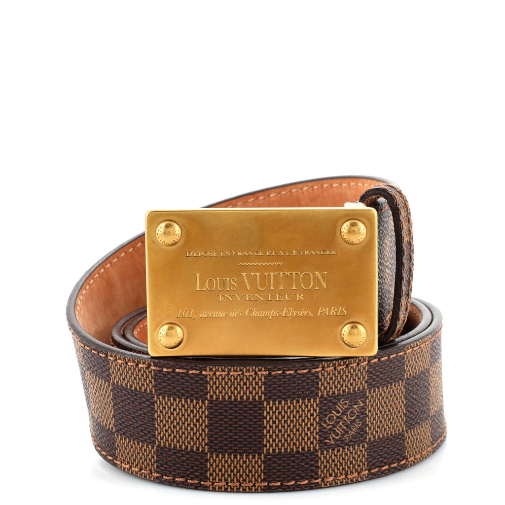 Inventeur Belt Damier Medium 95