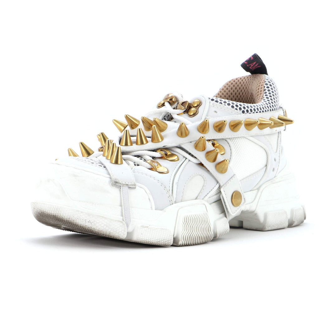 x SEGA Flashtrek Sneakers Technical Fabric and Leather with Studs
