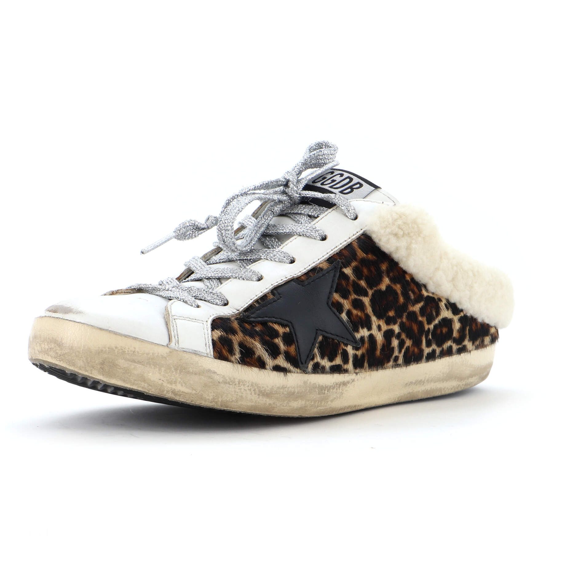 Women's Superstar Sabot Sneakers Mixed Materials with Shearling