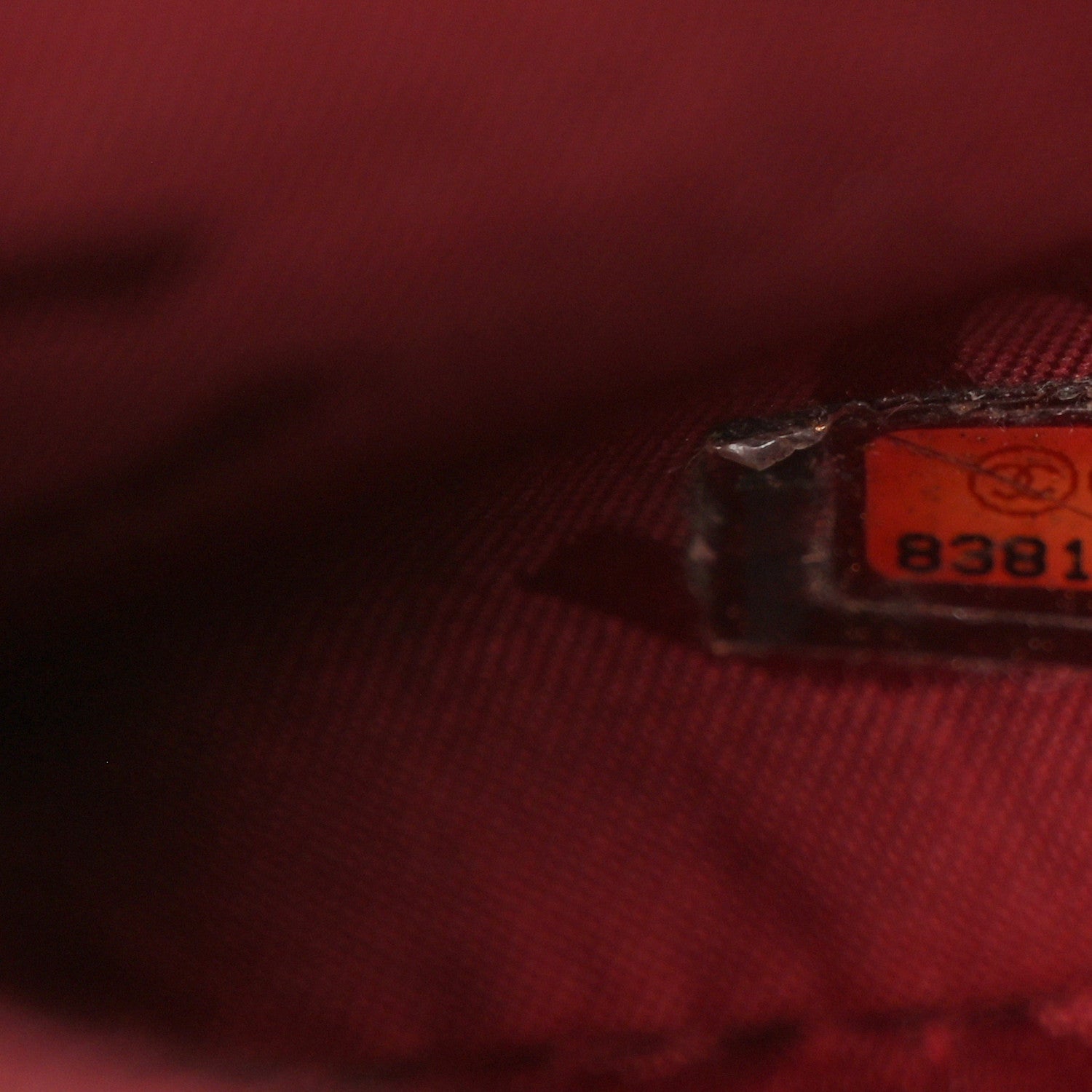 Calfskin Stitch Surpique Bowler Red