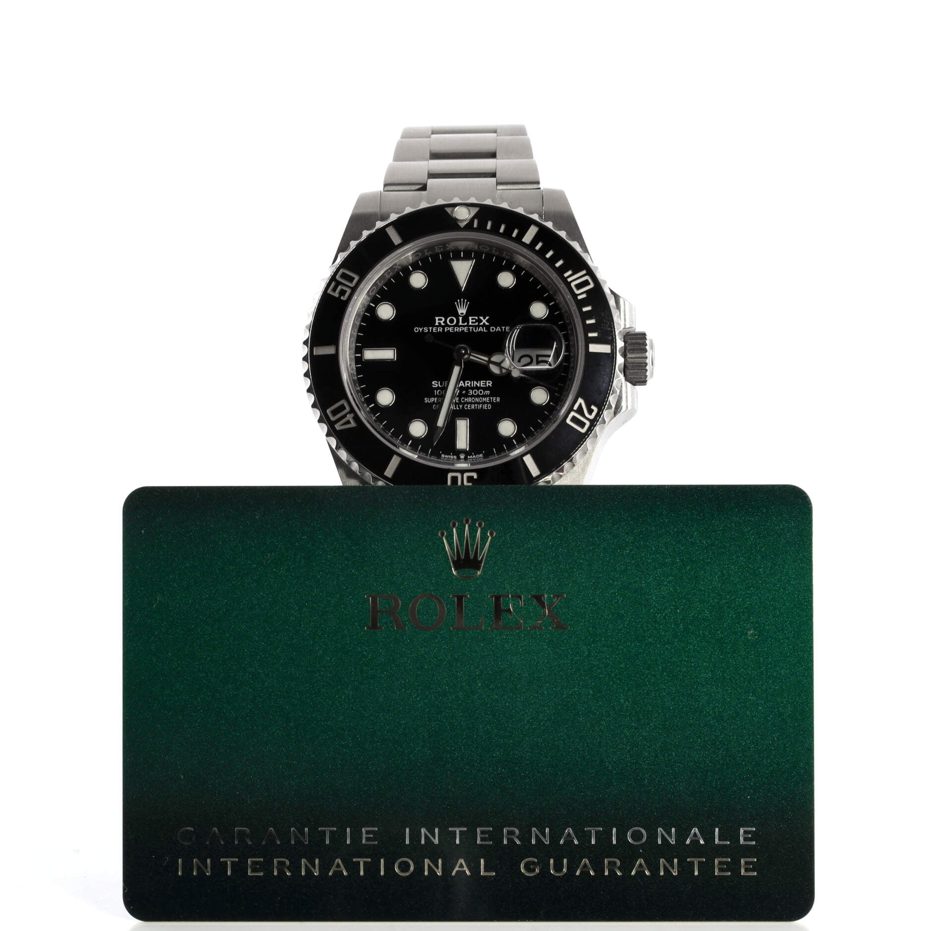 Oyster Perpetual Submariner Date Automatic Watch Stainless Steel and Cerachrom 41