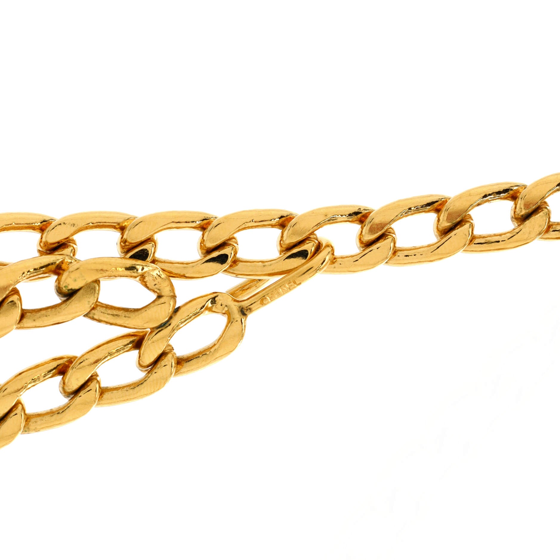 Vintage Multi-Chain Medallion Belt Metal 85