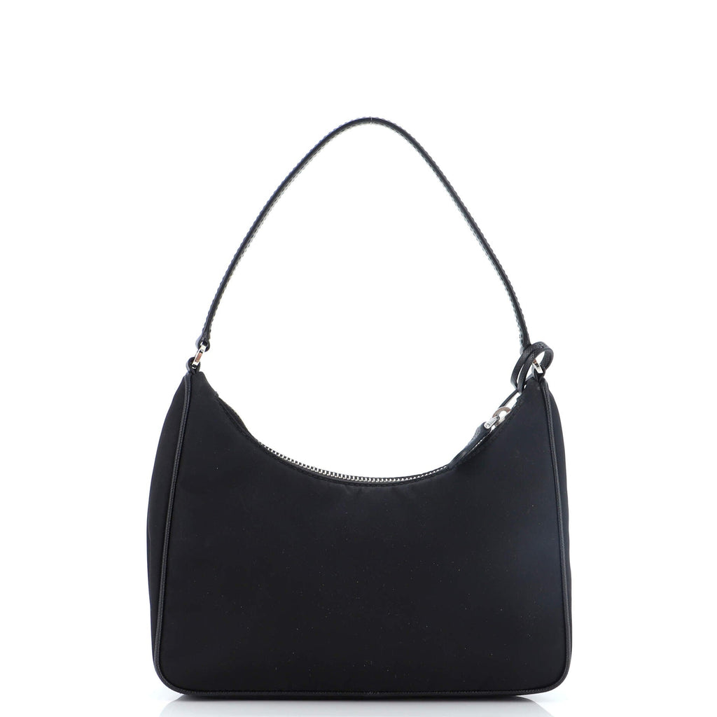 Re-Edition 2005 Hobo Tessuto with Saffiano Leather Mini