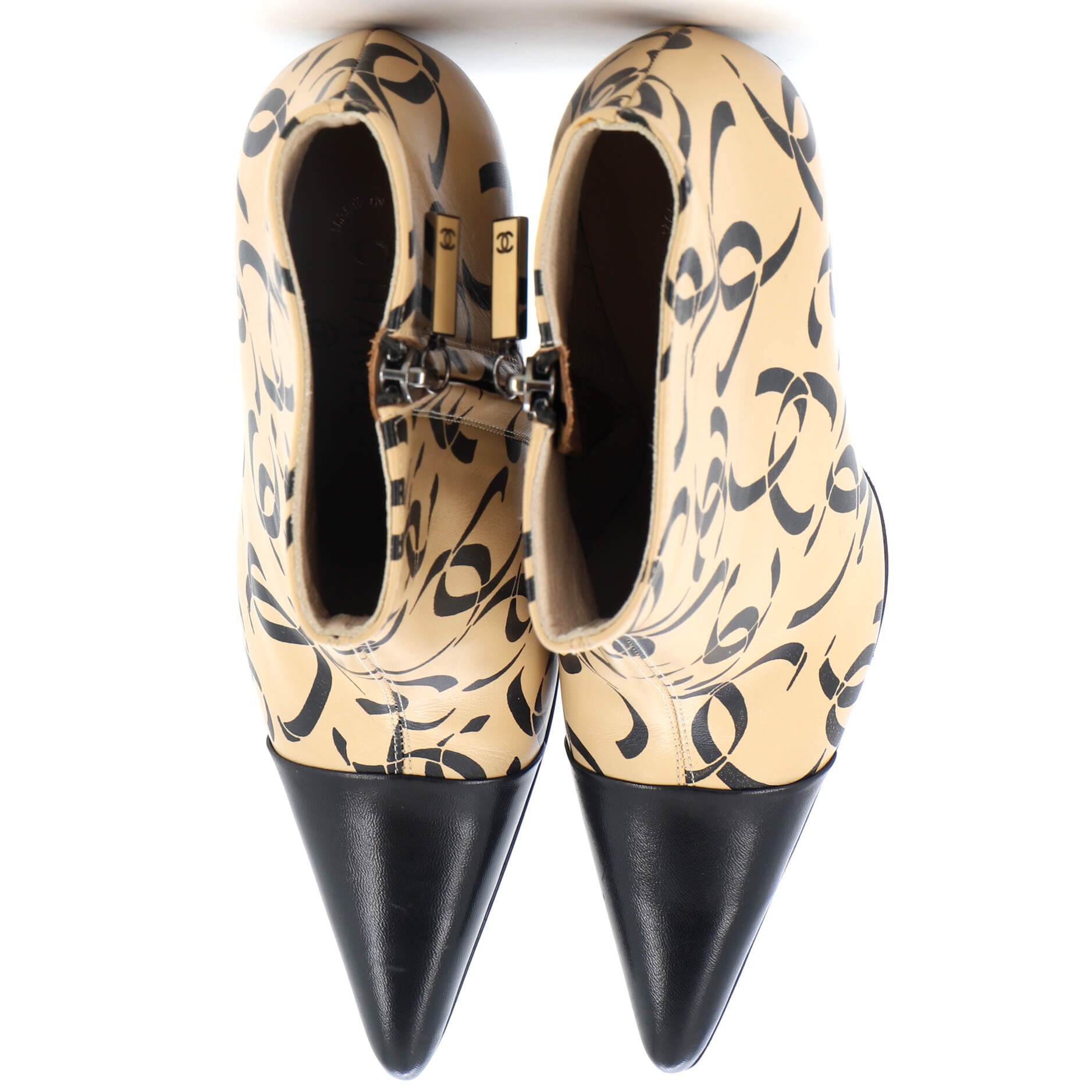 Women's CC Ankle Boots Printed Leather