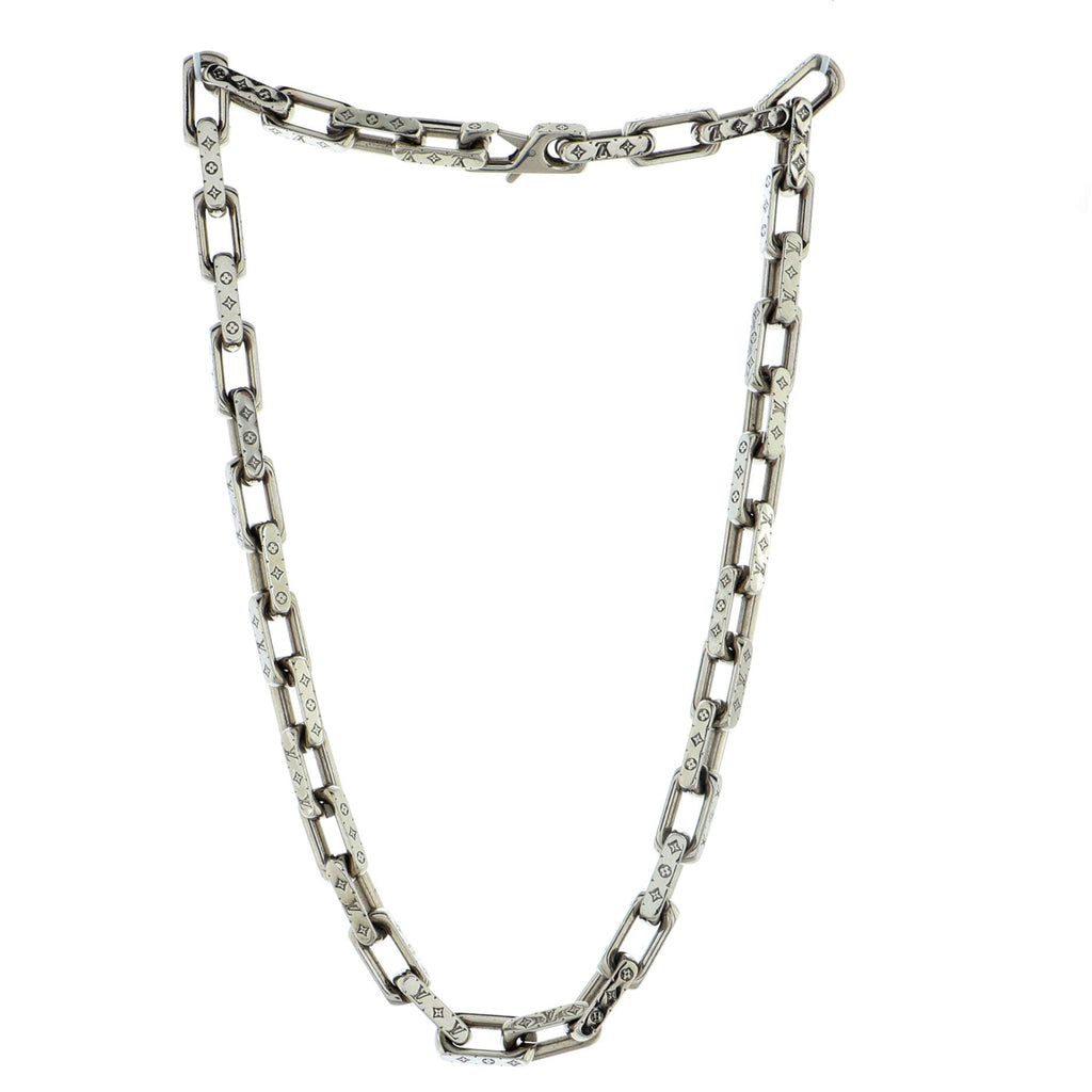 Monogram Chain Necklace Metal