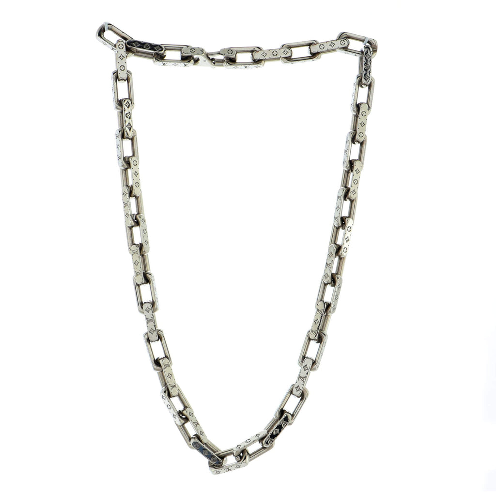 Monogram Chain Necklace Metal