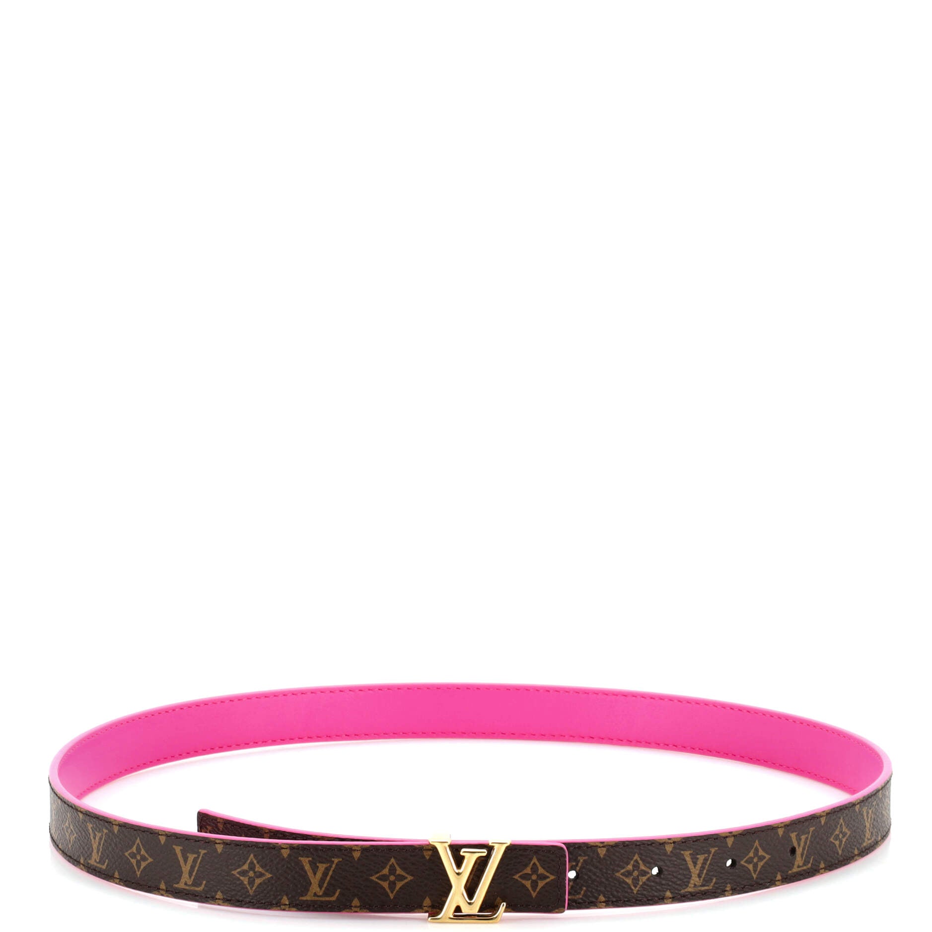 LV Iconic Reversible Belt Monogram Canvas and Leather Thin 75