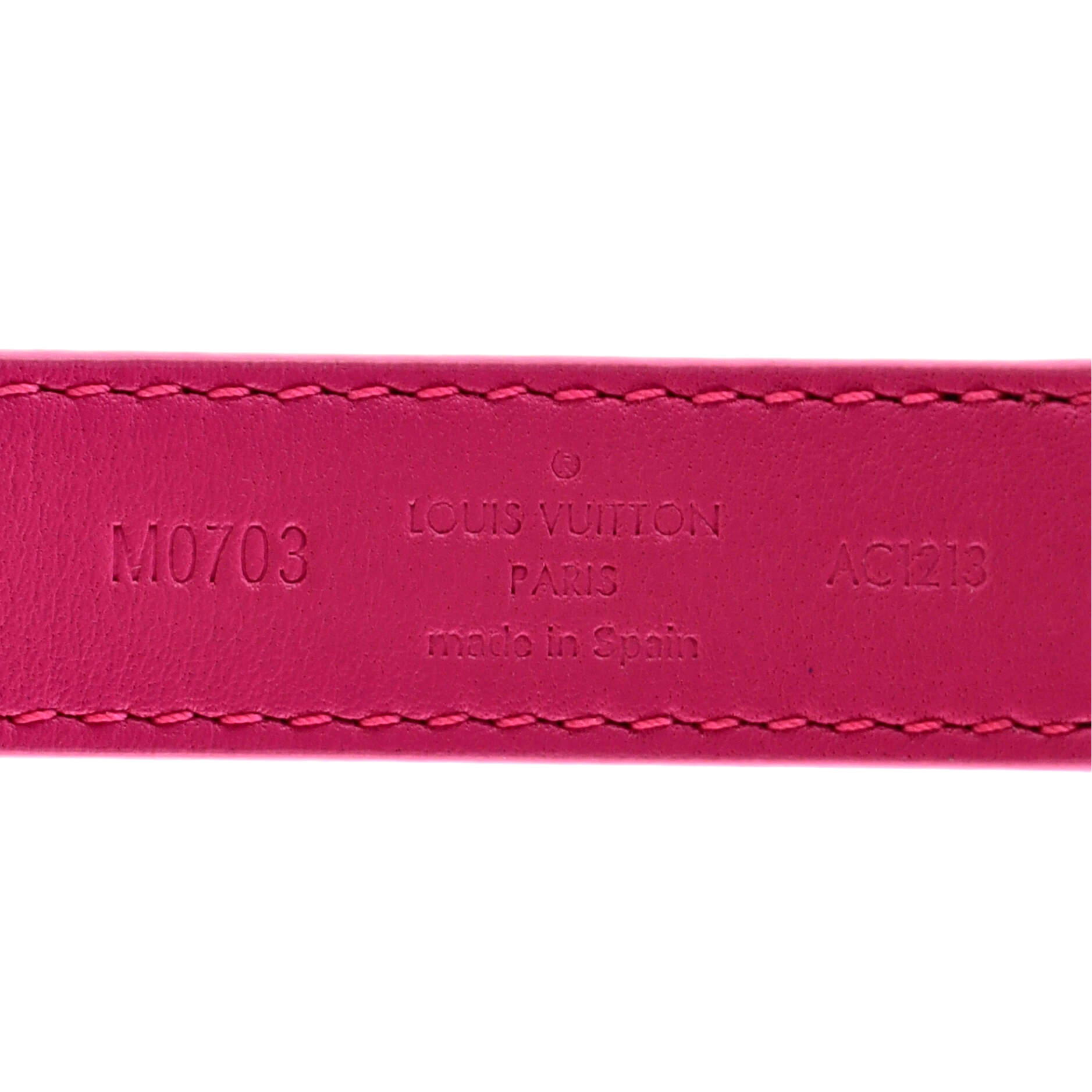 LV Iconic Reversible Belt Monogram Canvas and Leather Thin 75