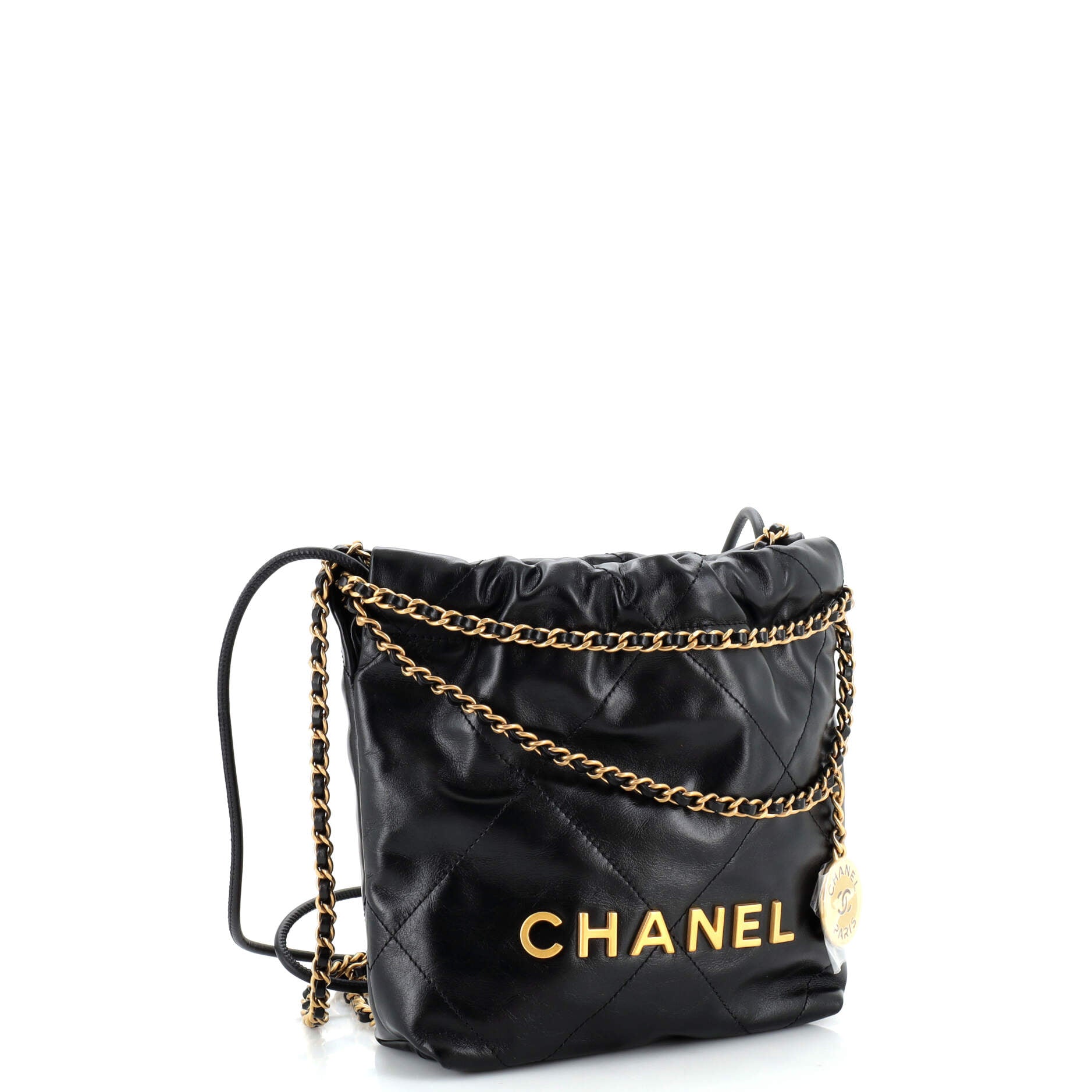 22 Chain Hobo Quilted Calfskin Mini