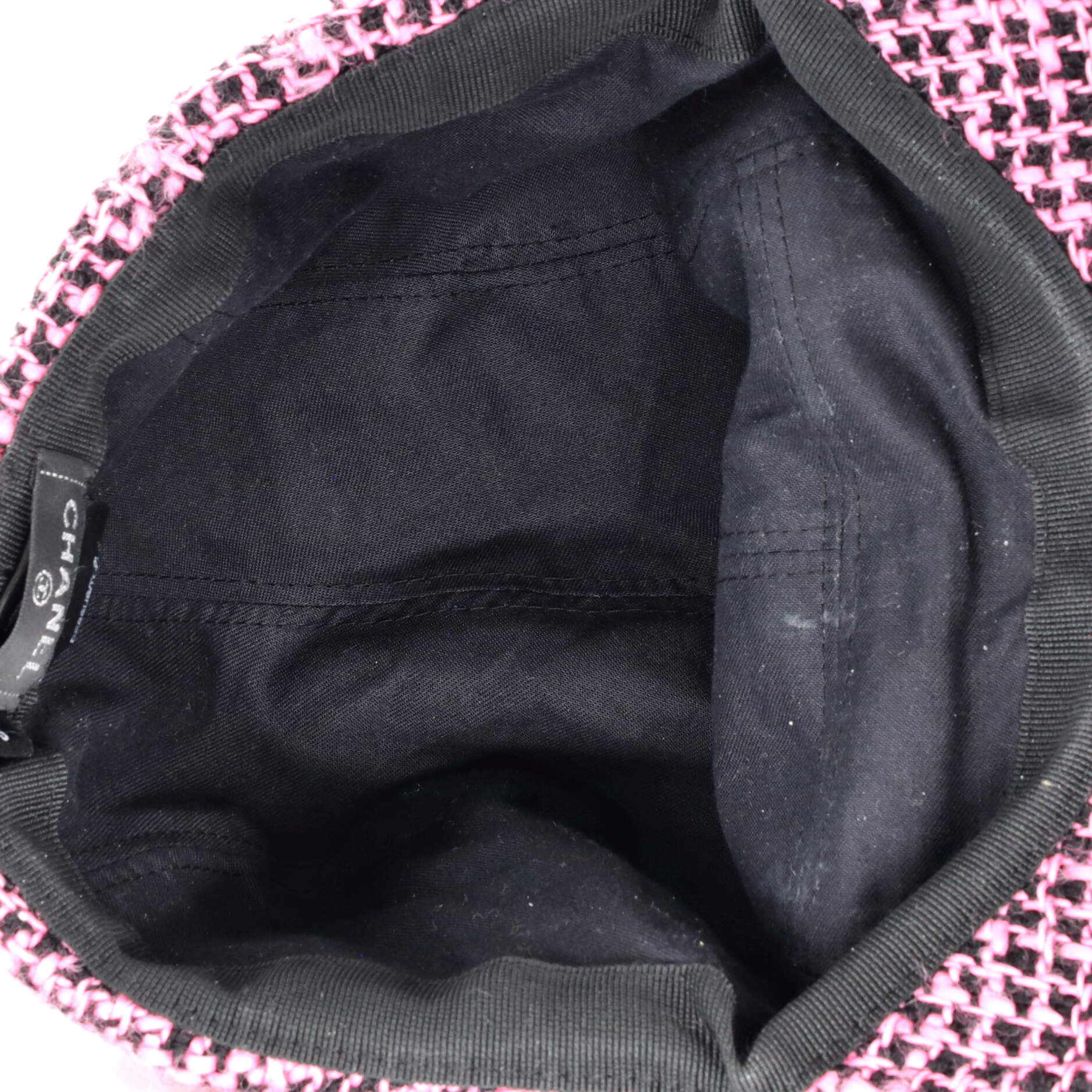 Coco Neige Trapper Cap Embroidered Corduroy with Tweed