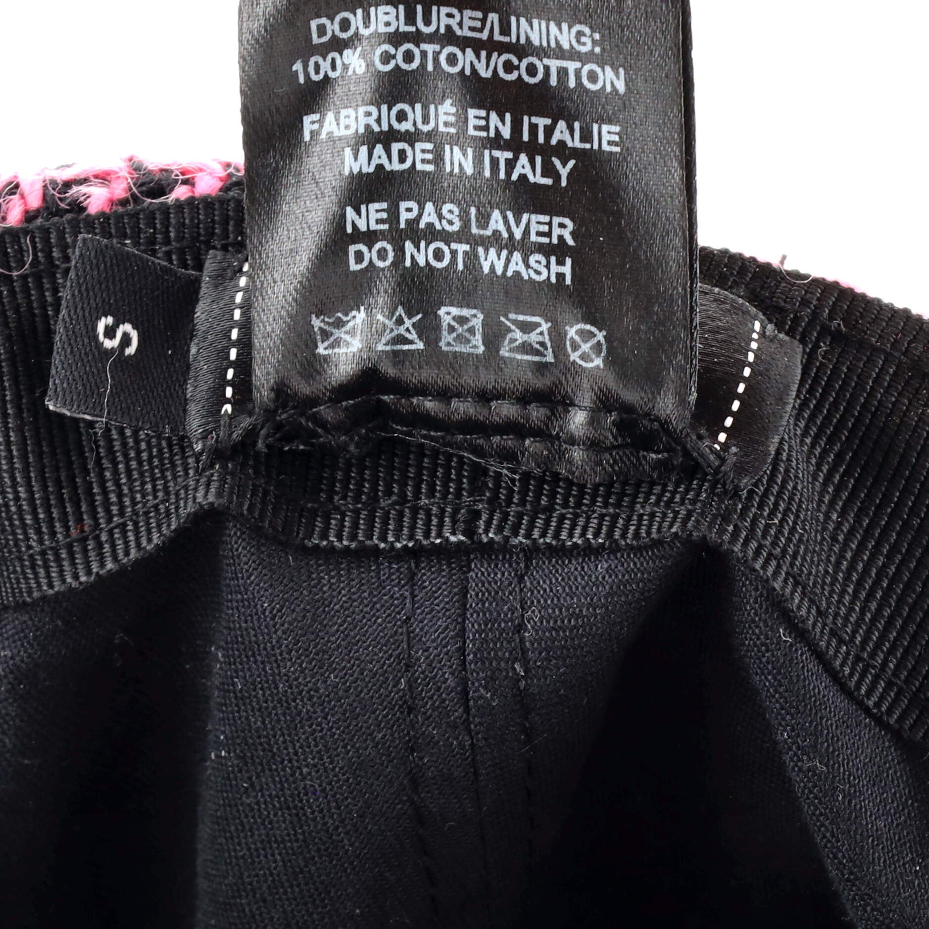 Coco Neige Trapper Cap Embroidered Corduroy with Tweed