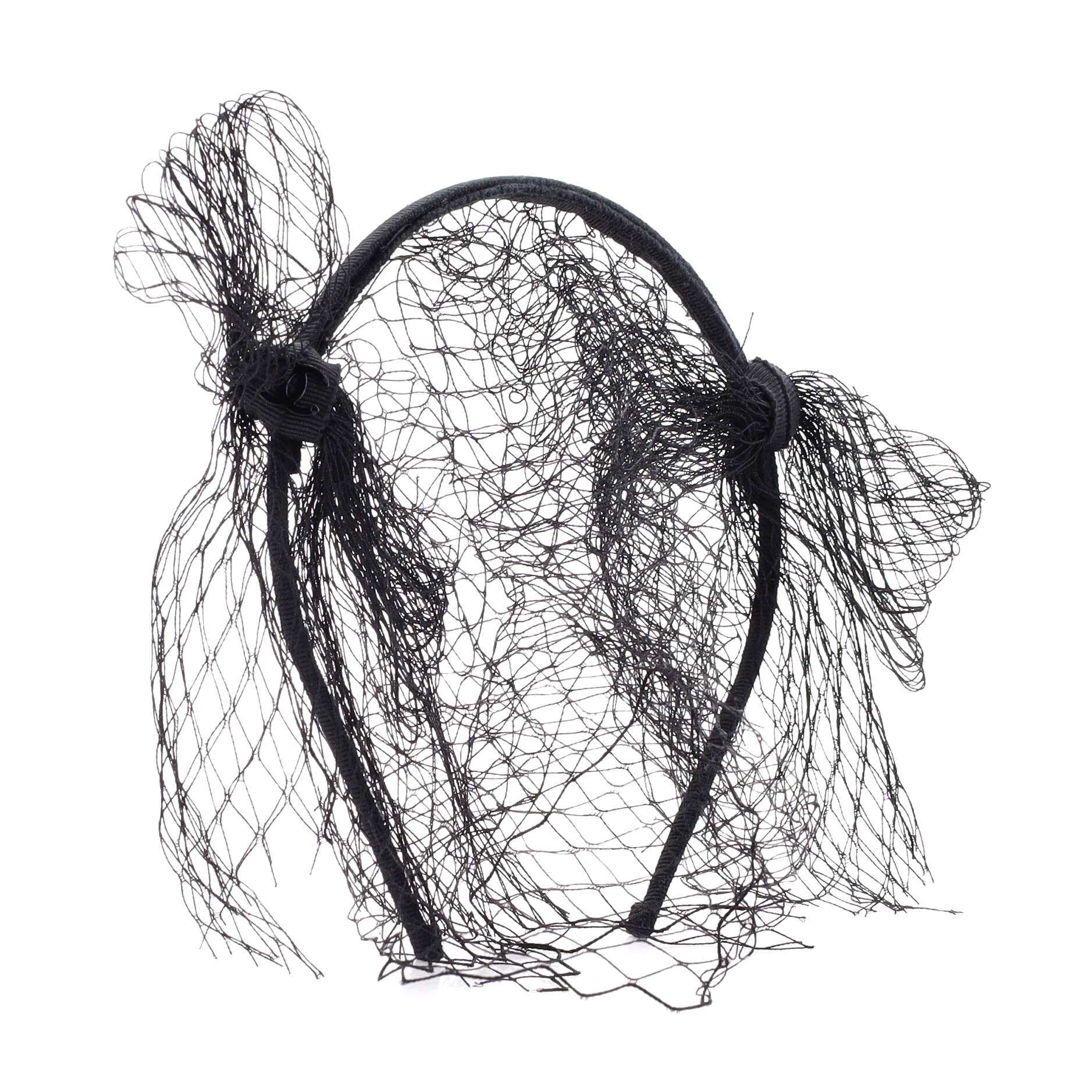 Net Headband Mesh and Grosgrain