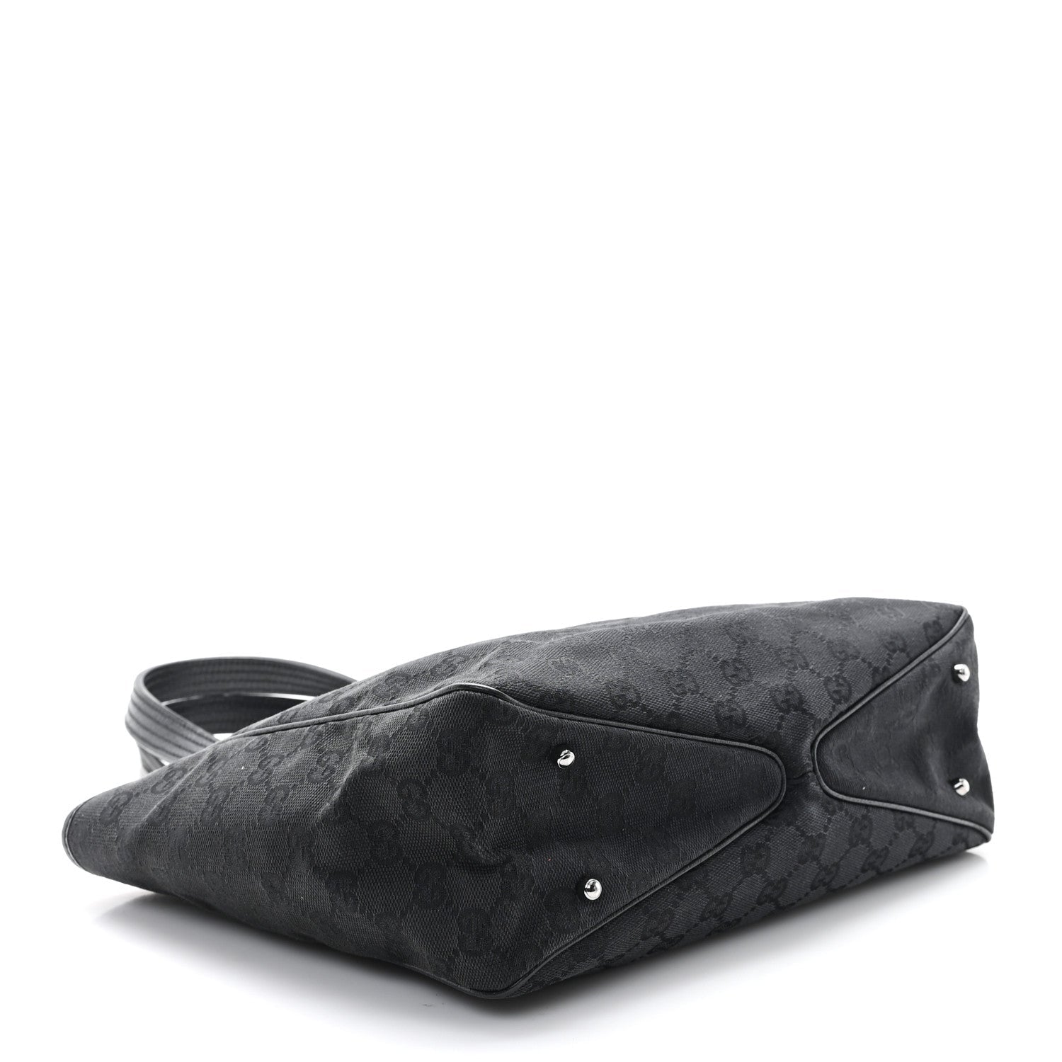 Monogram Medium Tote Black