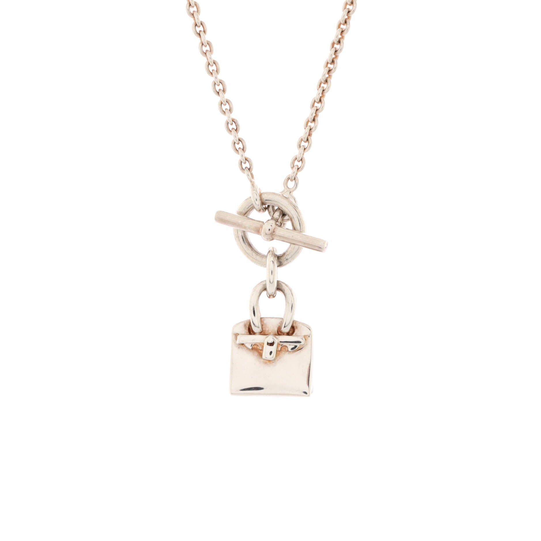 Birkin Amulette Pendant Necklace Sterling Silver