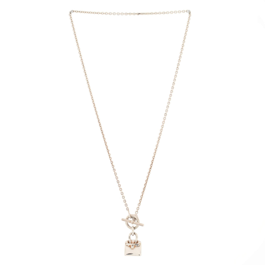 Birkin Amulette Pendant Necklace Sterling Silver
