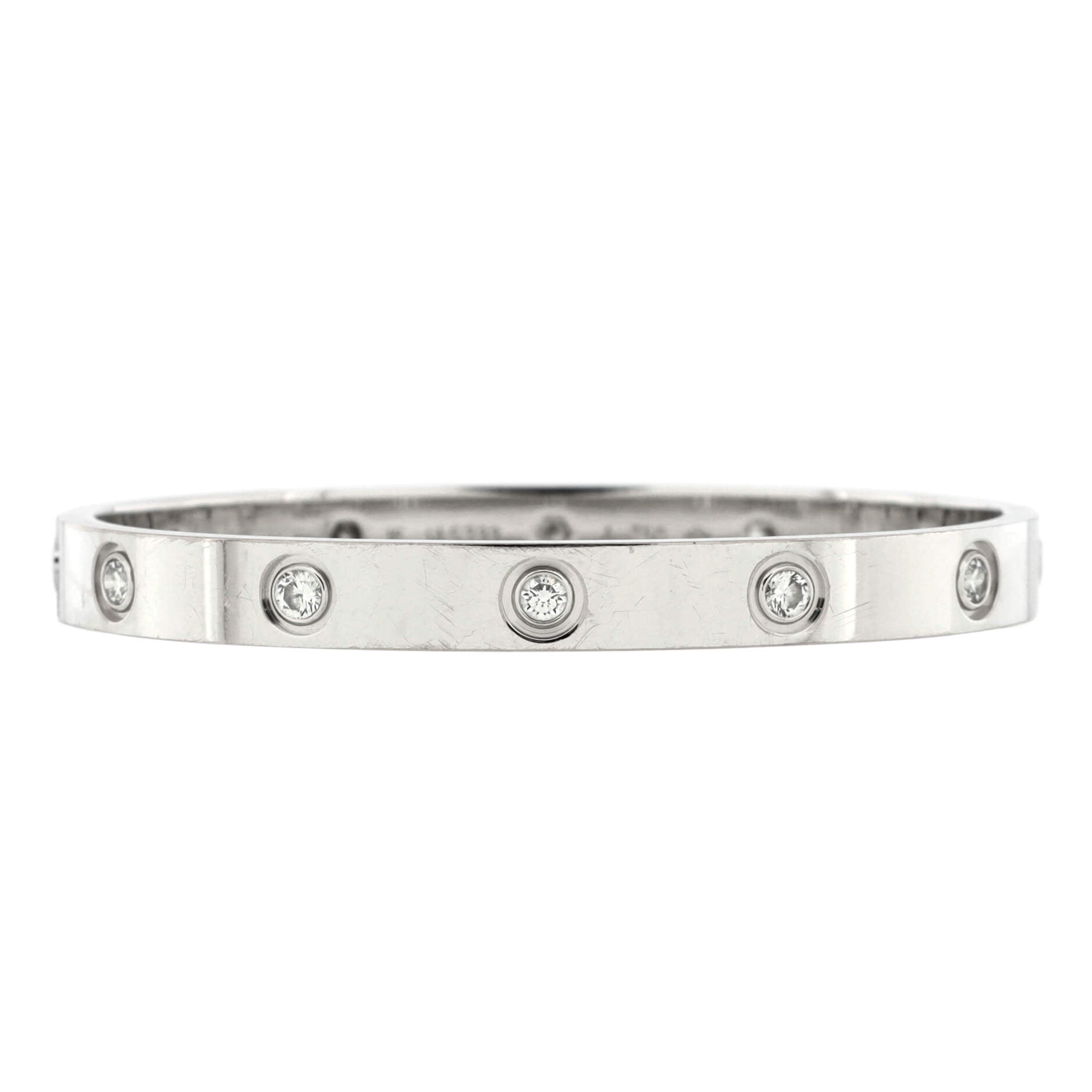 Love 10 Diamond Bracelet 18K White Gold with Diamonds