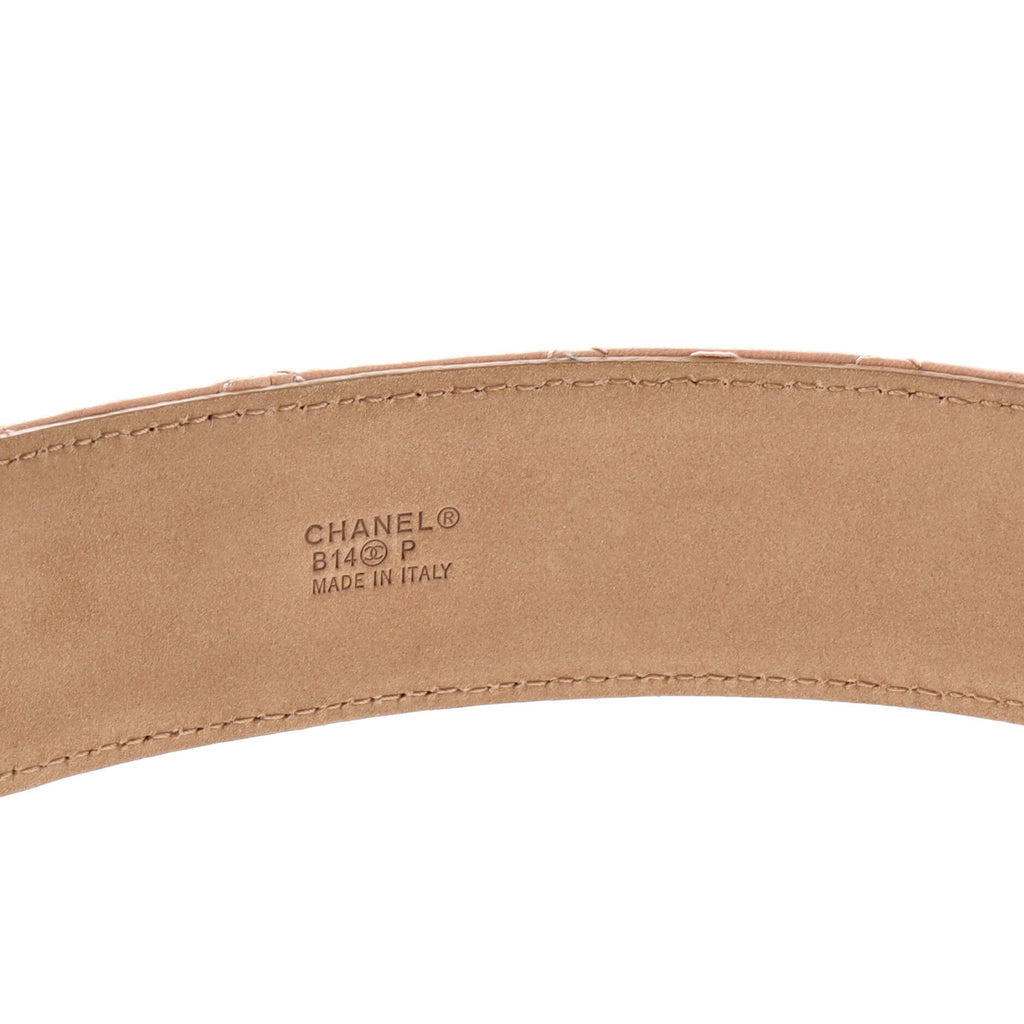 CC Belt Quilted Lambskin Wide 75
