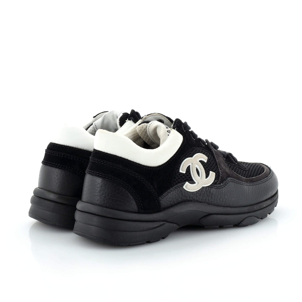 Women's CC Low-Top Sneakers Leather and Mesh