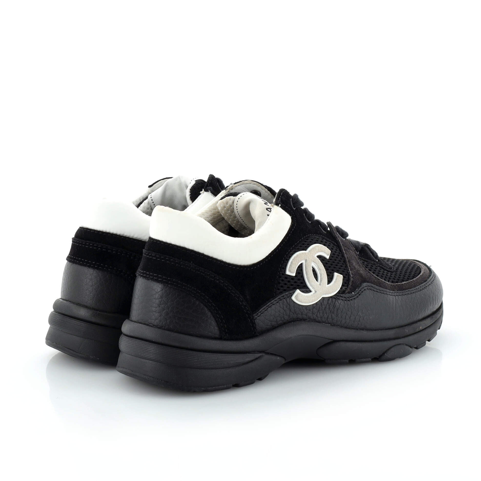 Women's CC Low-Top Sneakers Leather and Mesh