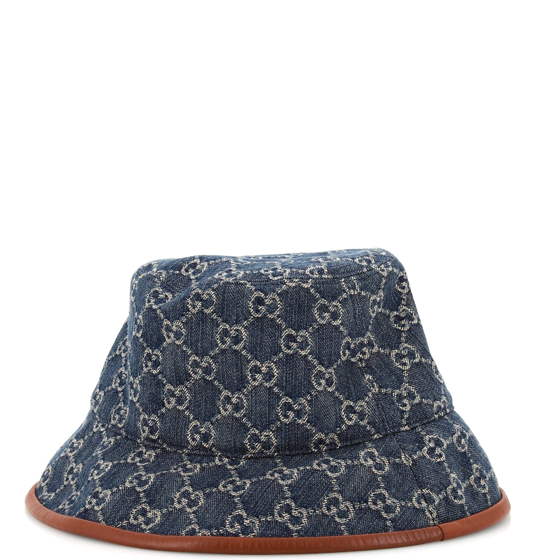 Wide Brim Hat GG Denim