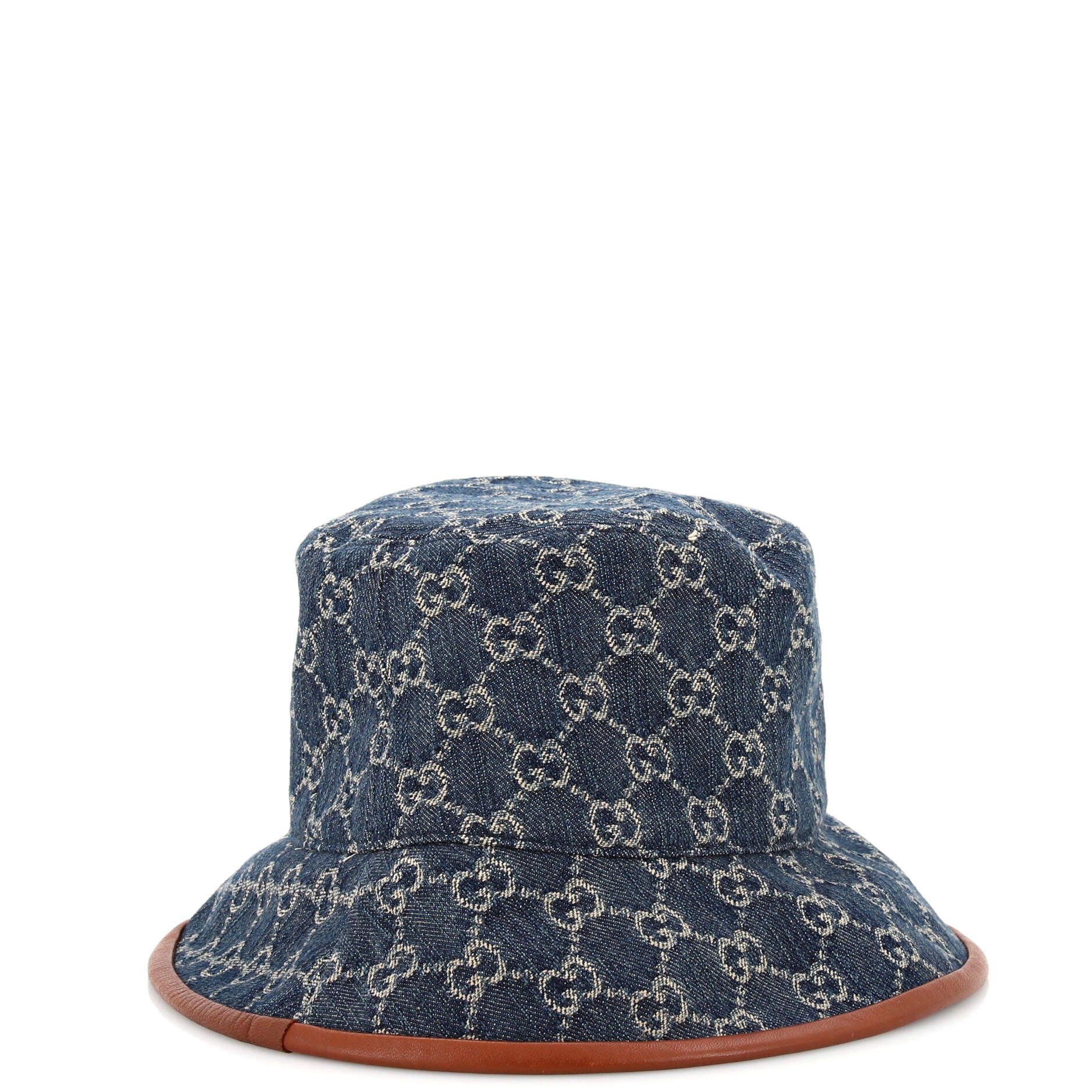 Wide Brim Hat GG Denim