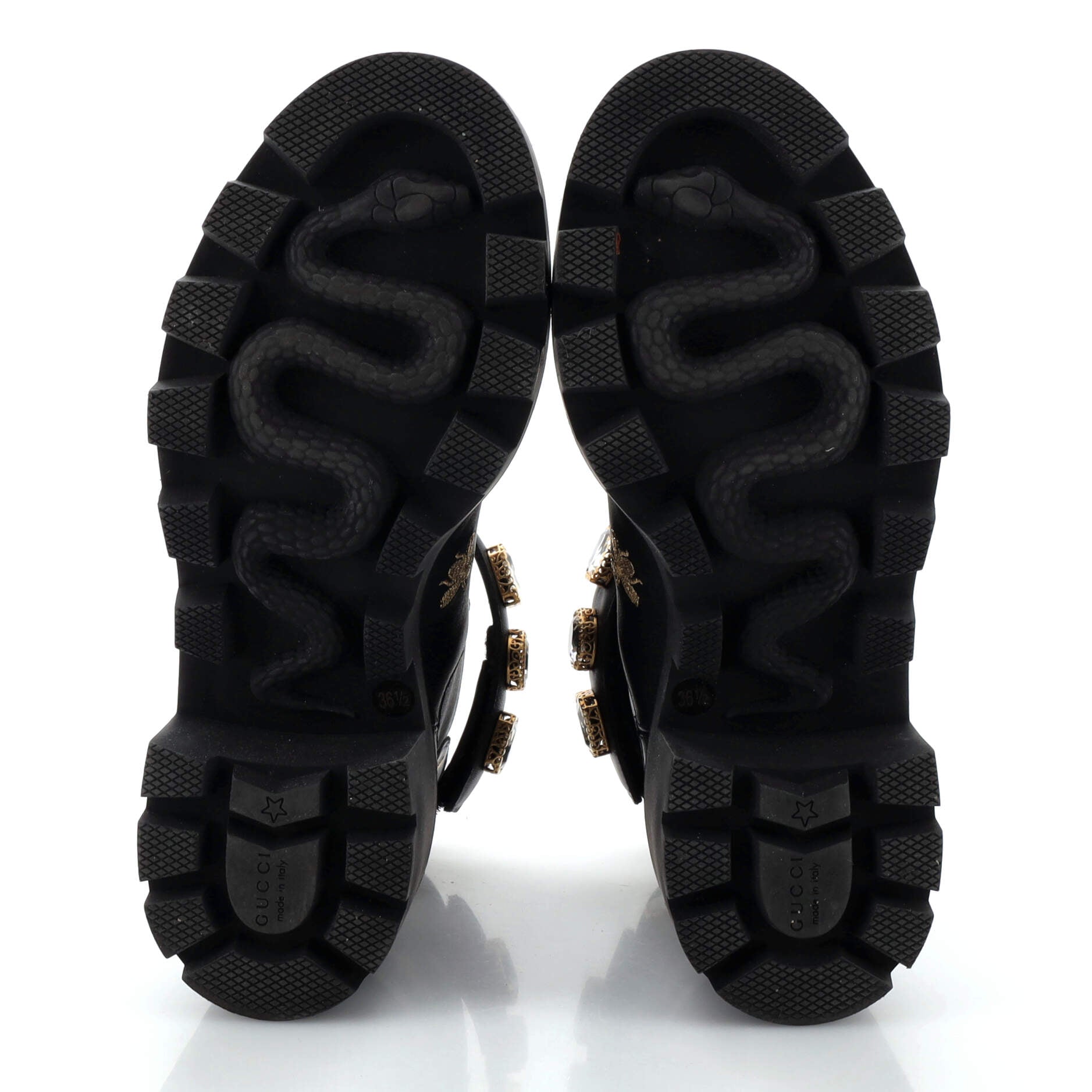 Women's Trip Boots Embroidered Leather with Crystals