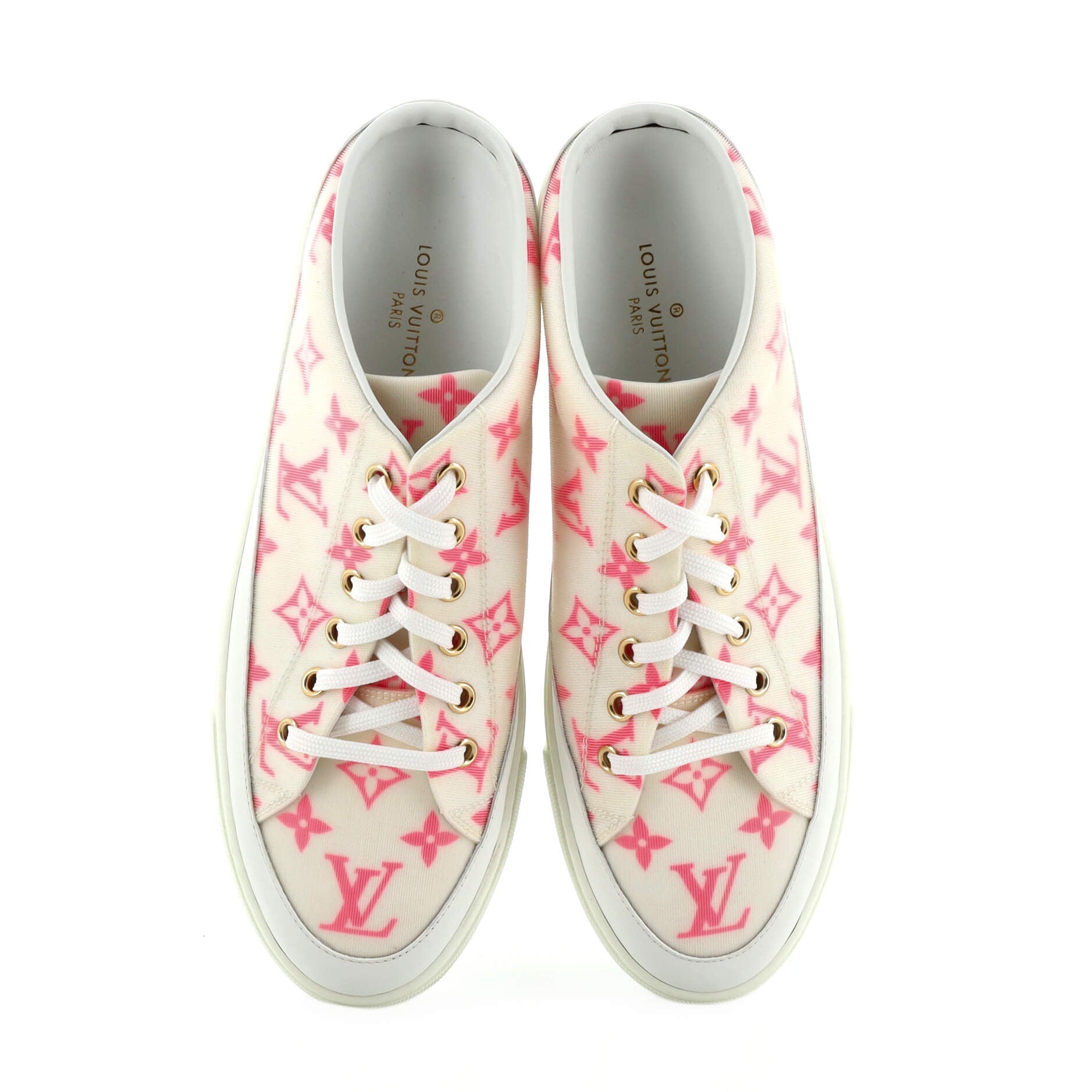 Women's Stellar Open Back Sneakers Monogram Technical Fabric