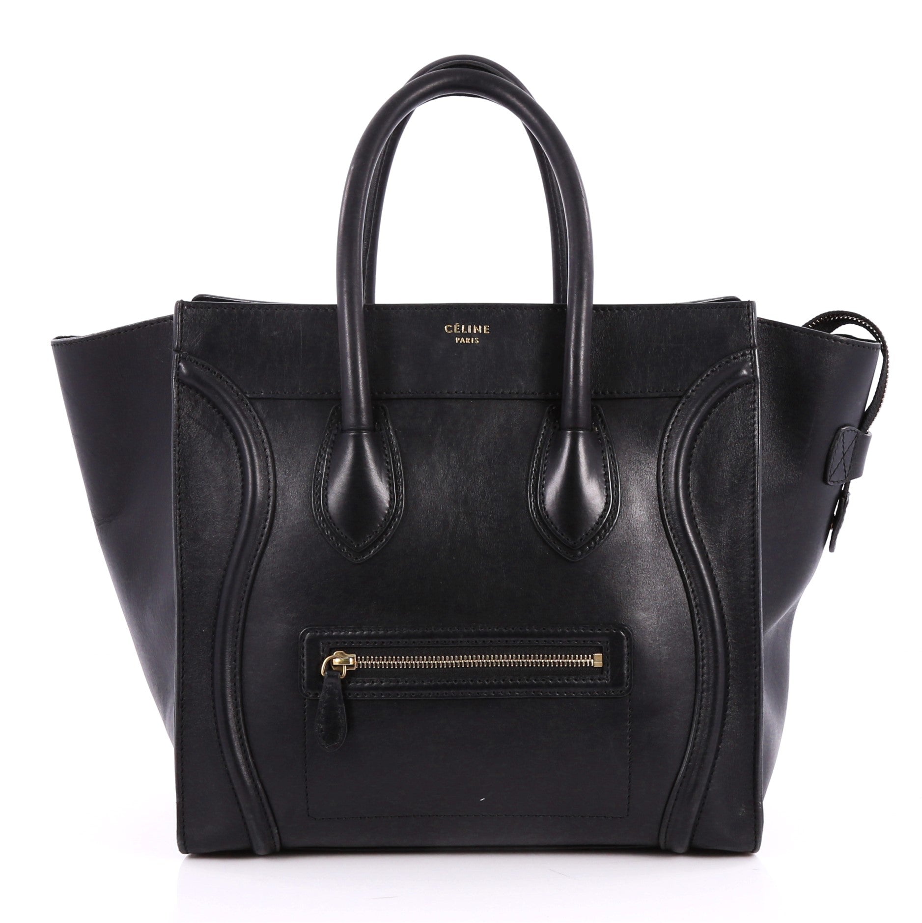 Luggage Handbag Smooth Leather Mini