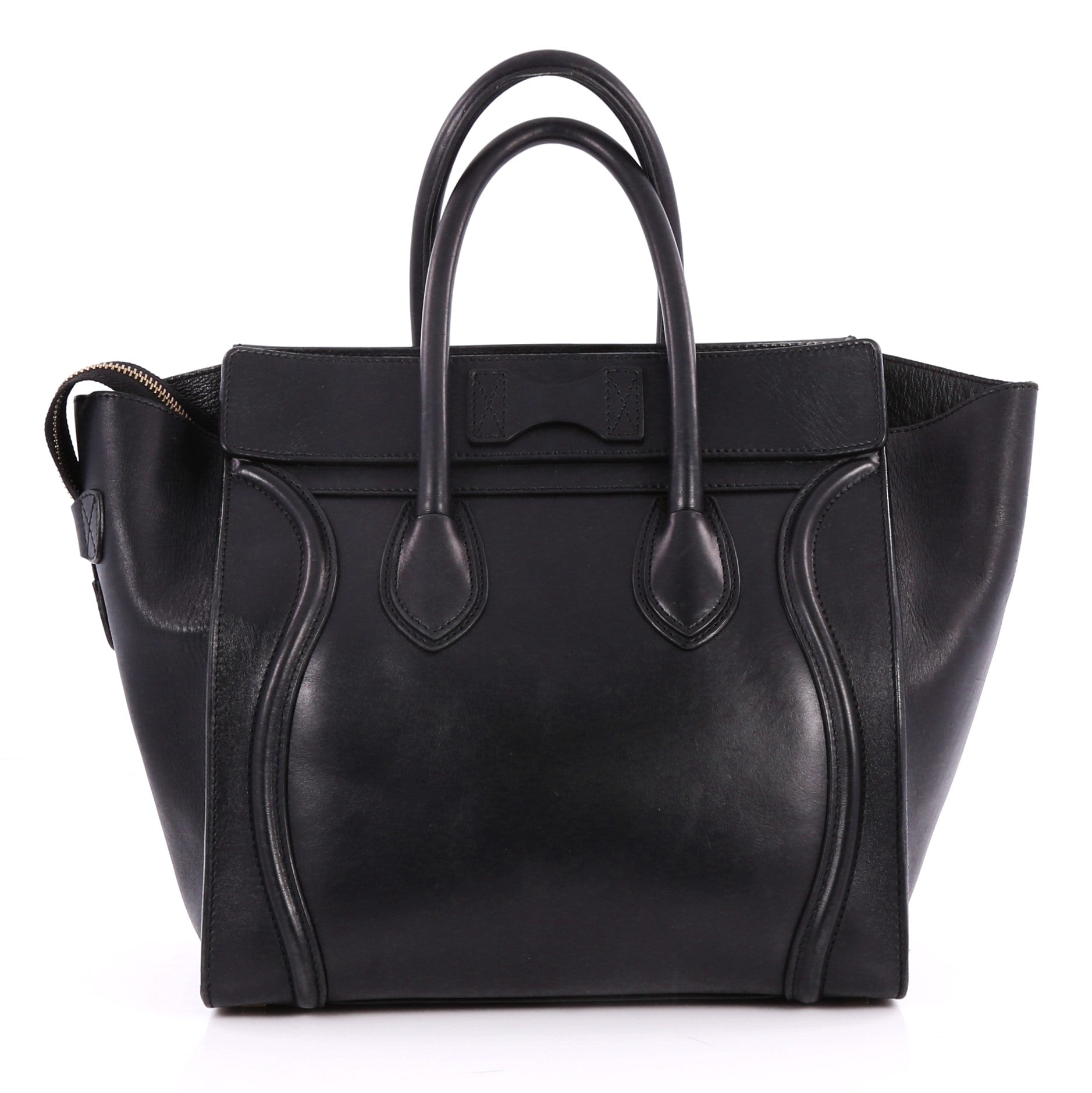 Luggage Handbag Smooth Leather Mini