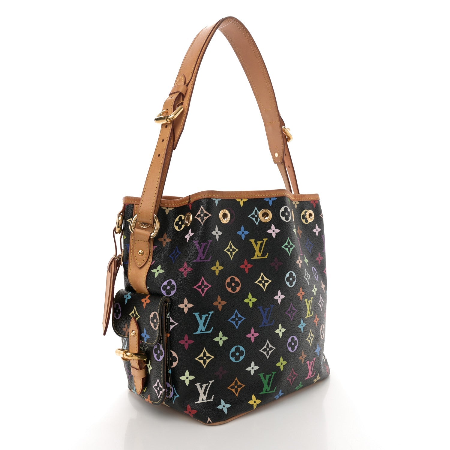 Monogram Multicolor Petit Noe Black