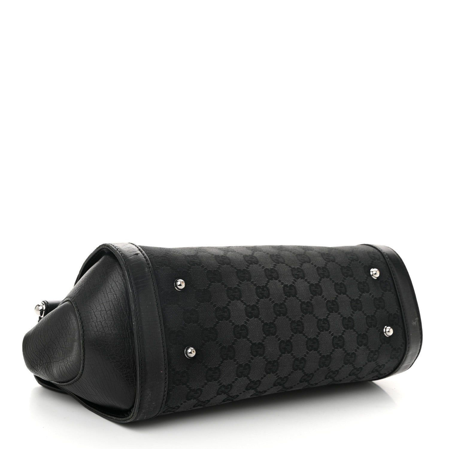 Monogram Bamboo Bullet Bag Black
