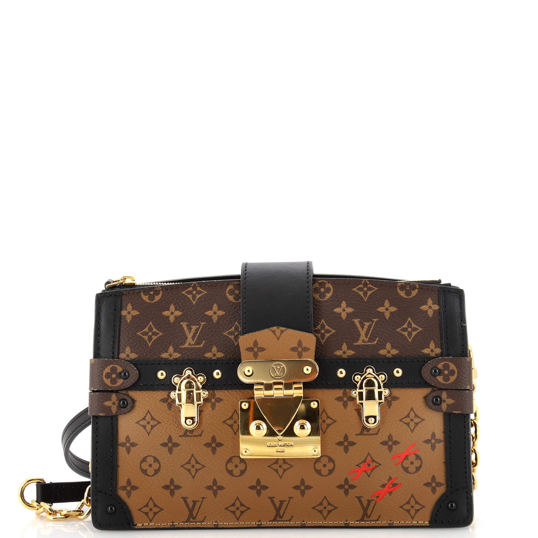Trunk Clutch Reverse Monogram Canvas
