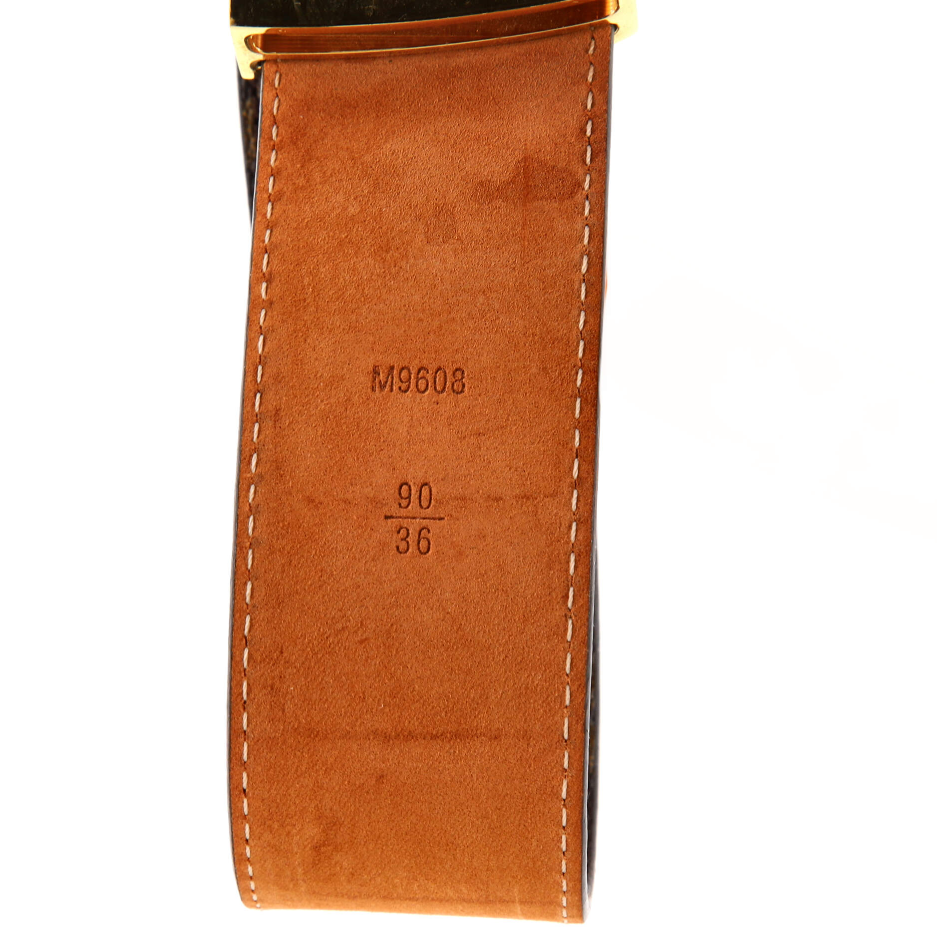 LV Initiales Belt Monogram Canvas Wide 90
