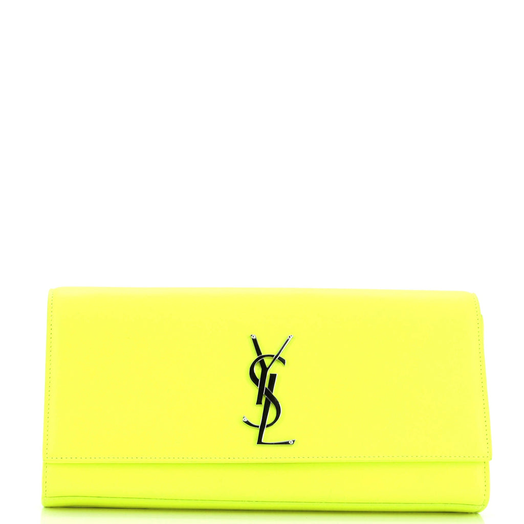 Classic Monogram Clutch Leather Long