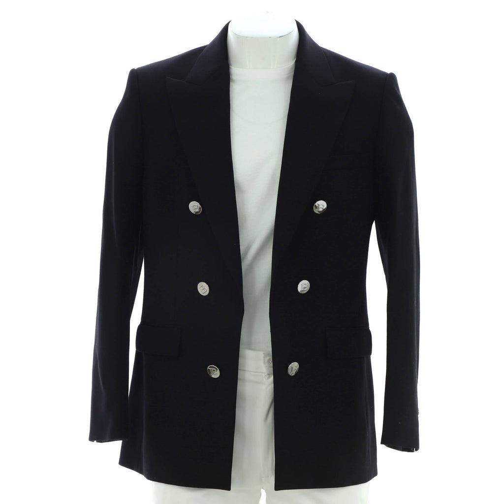 Men's Double Breasted Blazer Wool